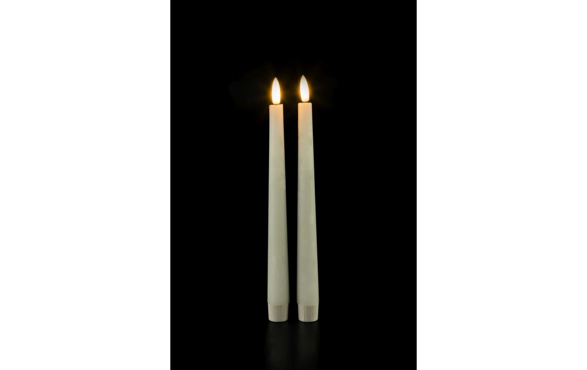 STT LED-Stabkerzen Set Taper Candle, 2 Stück