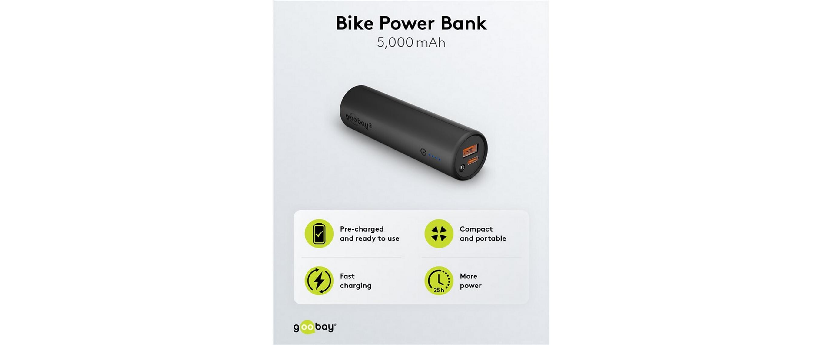 Goobay Powerbank Bike 5000 mAh