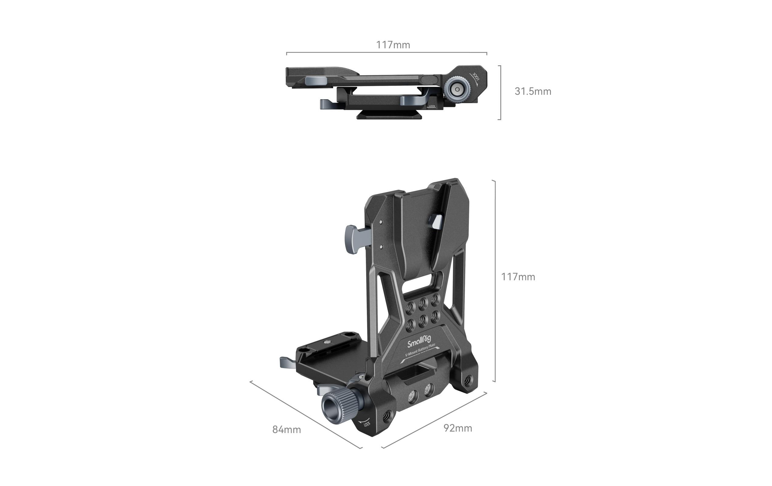 Smallrig V-Mount-Akkuplatte Compact Mounting System