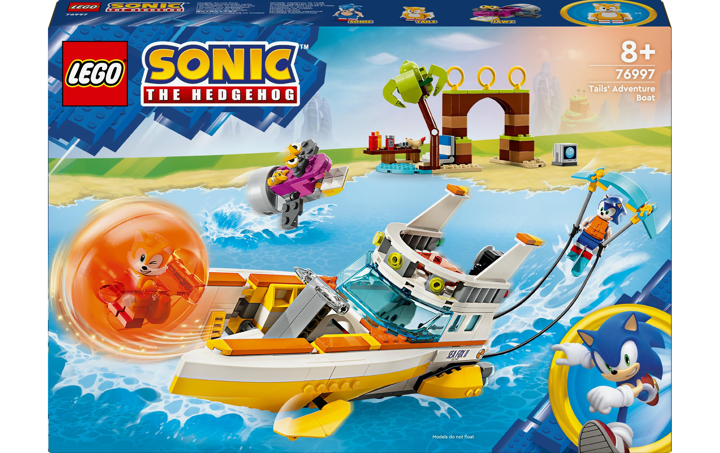 LEGO® Sonic Tails Abenteuerboot 76997