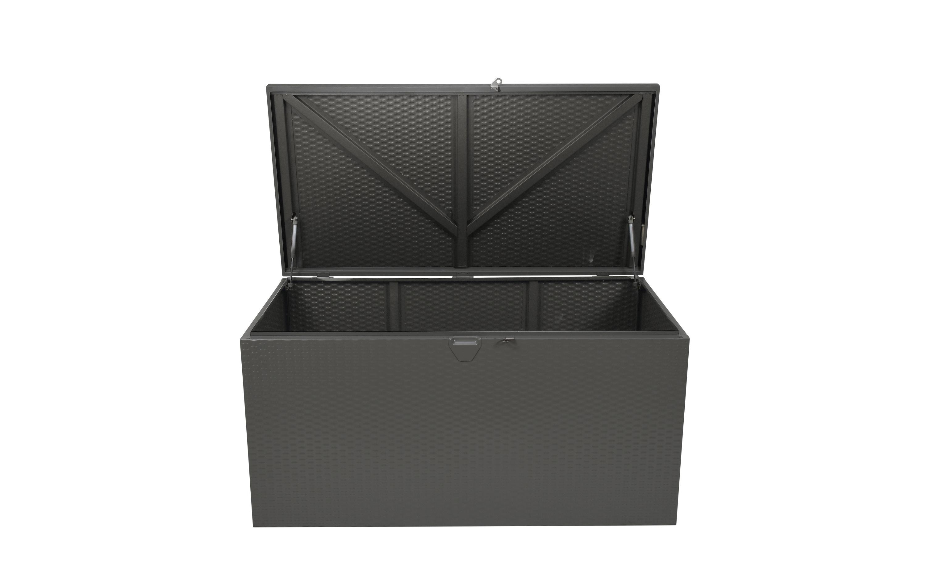 Spacemaker Gartenbox 133x70x65cm Metall, Quarzgrau