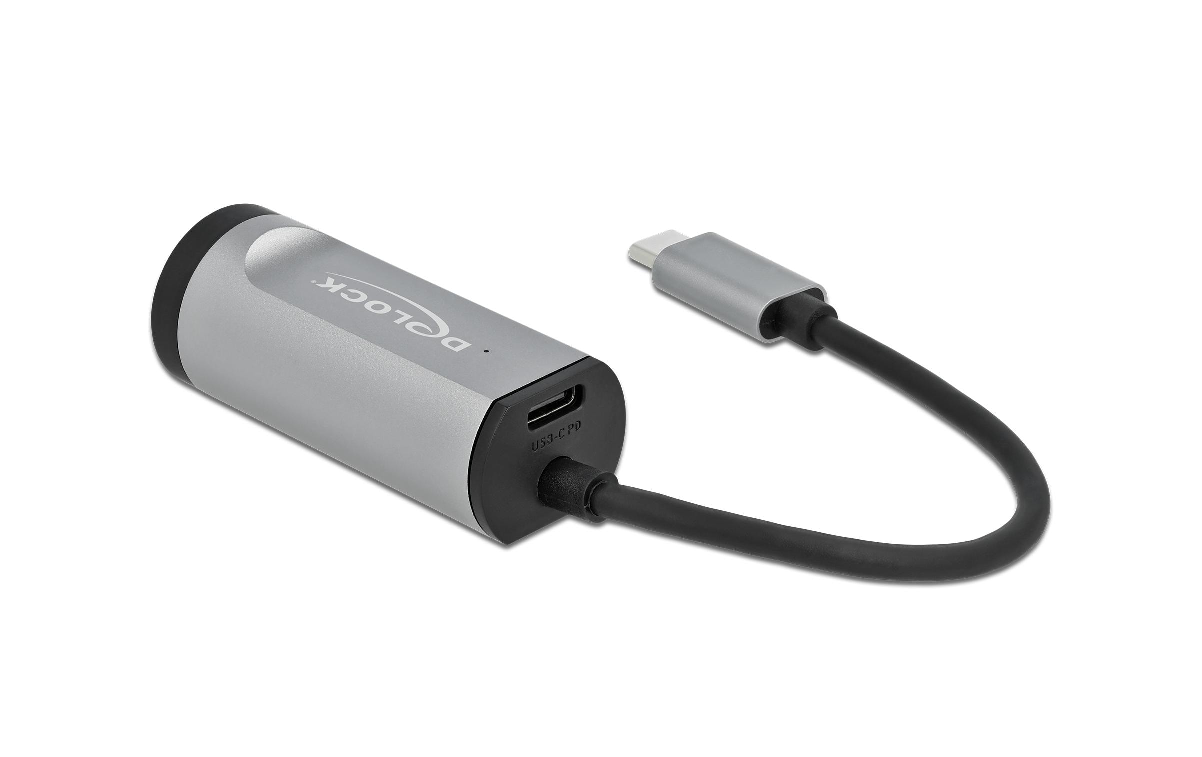 Delock Netzwerk-Adapter Gigabit LAN mit Power Delivery USB Typ-C