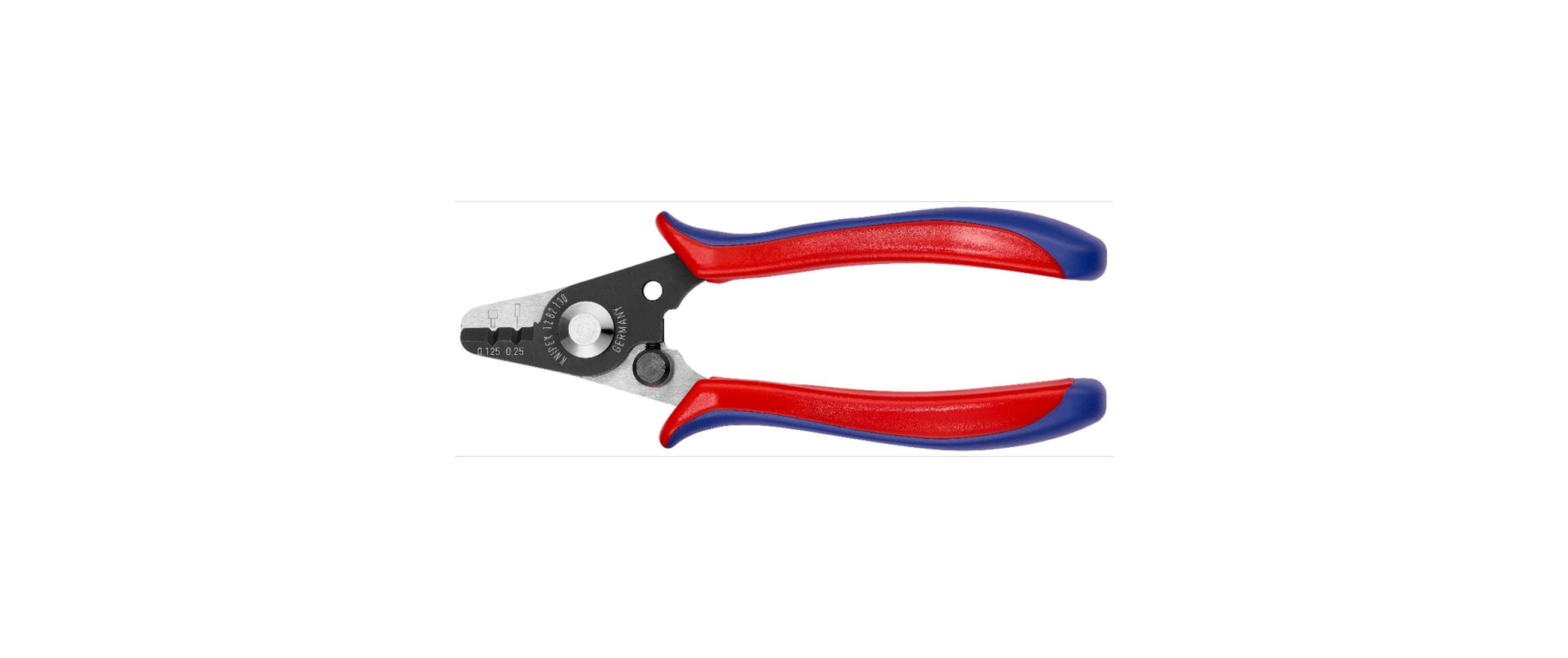 Knipex Abisolierzange für Glasfaserkabel 130 mm, Ø 0.125 / 0.25 mm