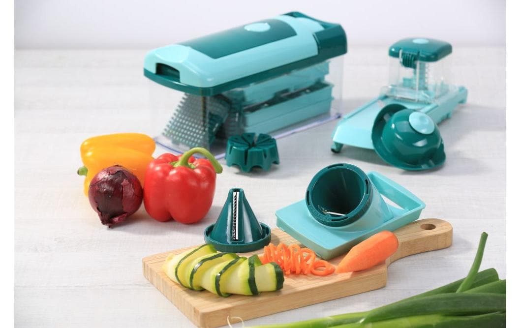 Genius Gemüseschneider Nicer Dicer Fusion + Slicer + Julietti 16tlg