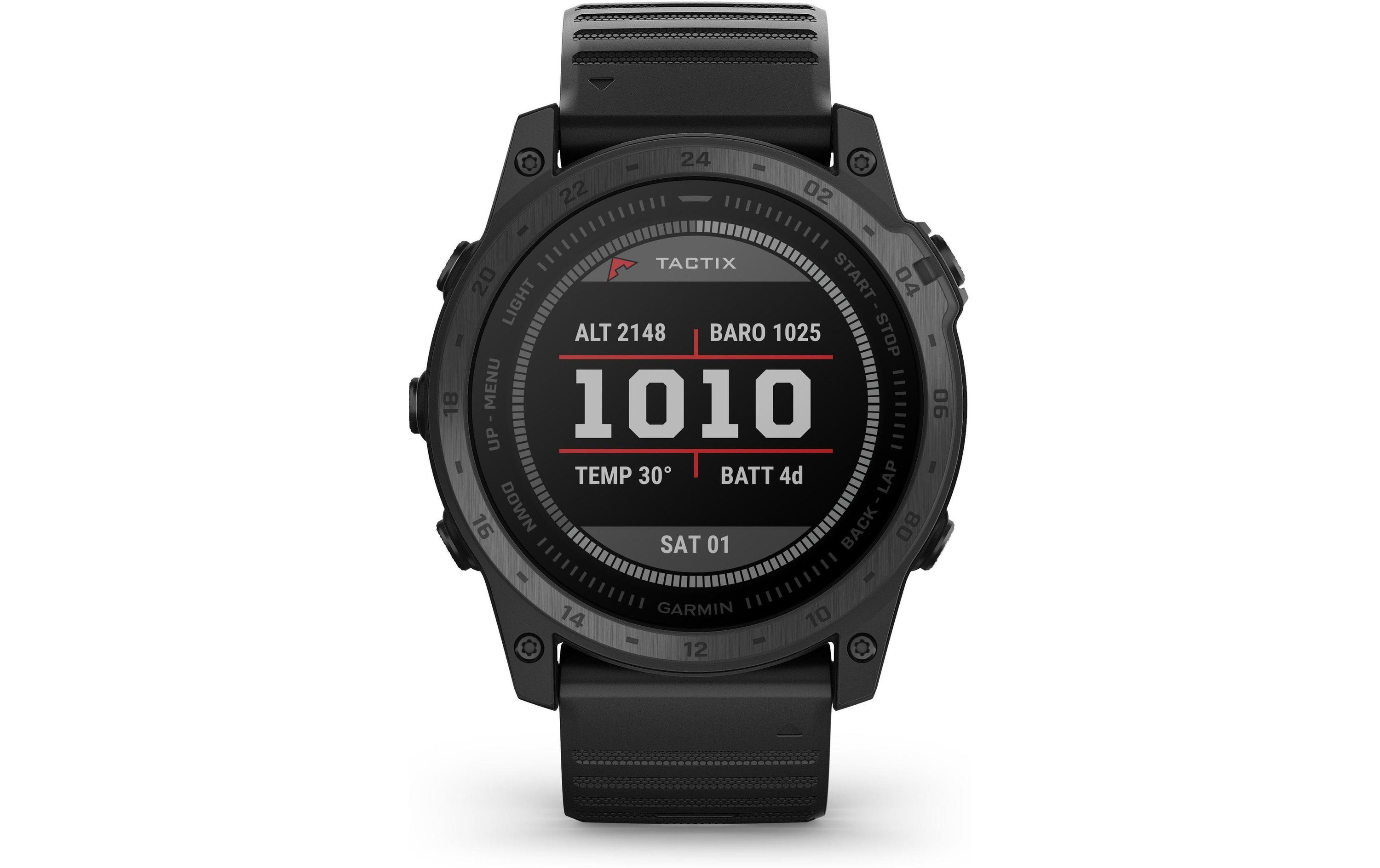 GARMIN Sportuhr Tactix 7 Sapphire Standard, Schwarz/Schwarz