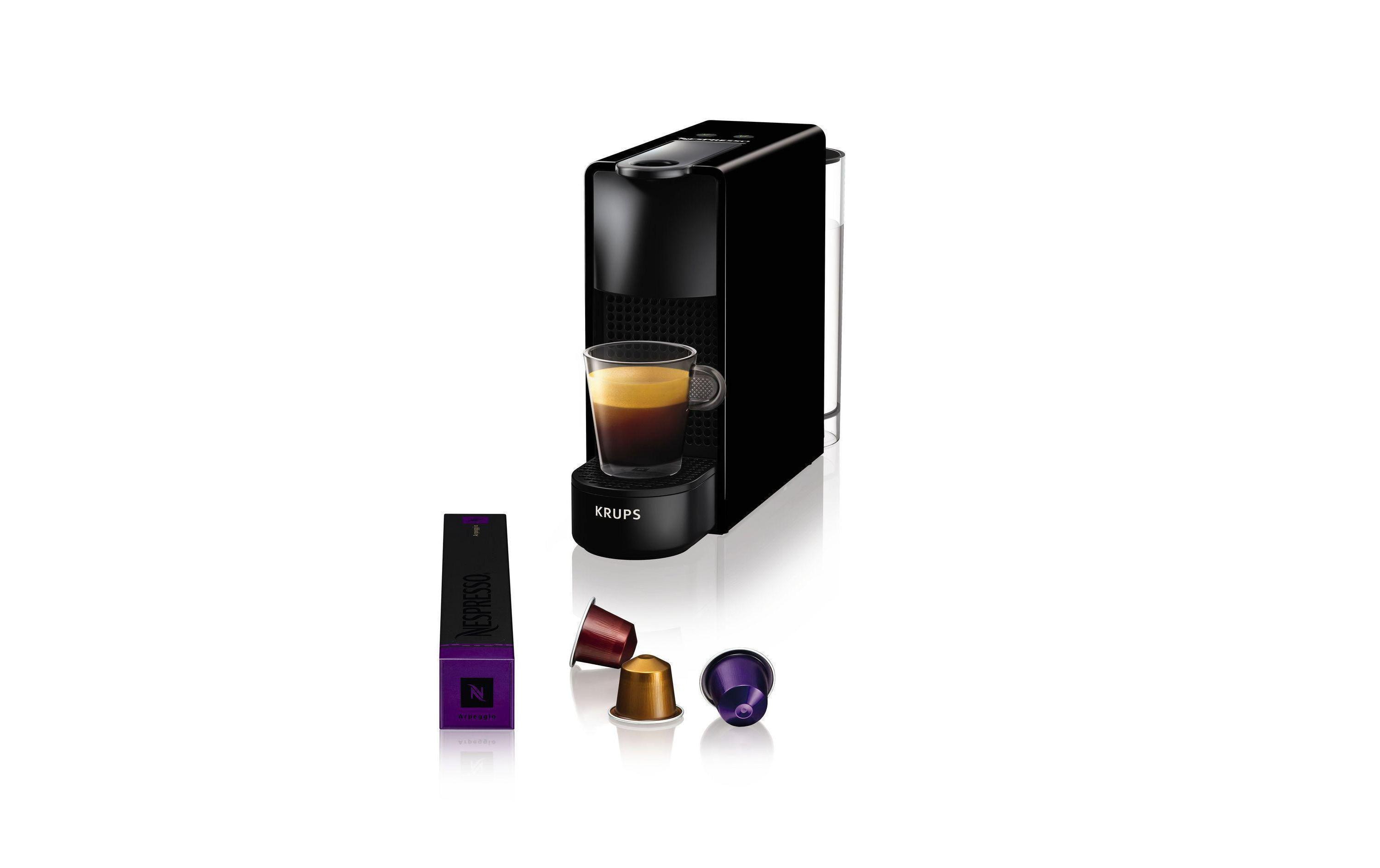 Krups Kaffeemaschine Nespresso Essenza Mini XN1108 Schwarz