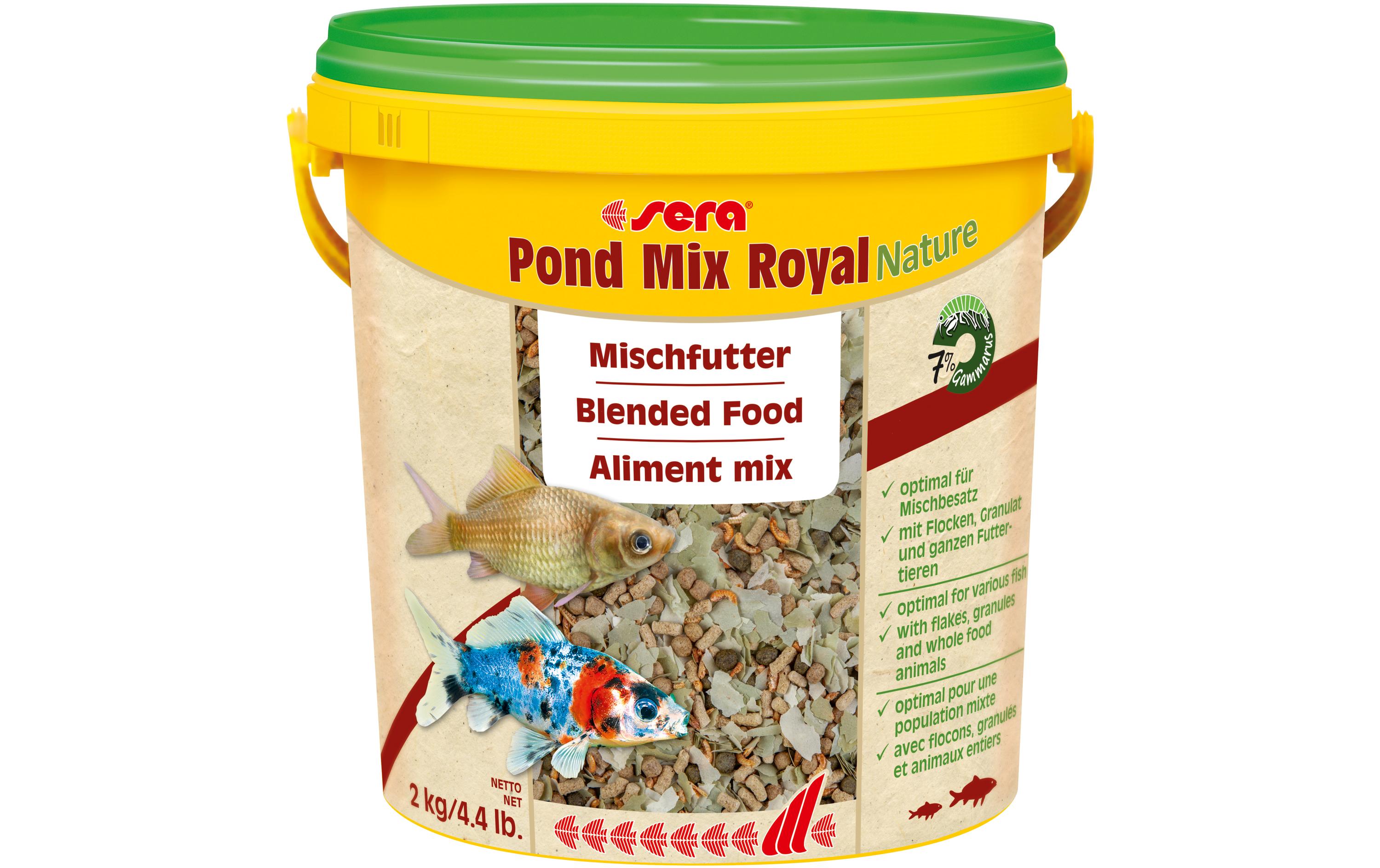 sera Teichfutter Pond Mix Royal Nature, 10 l, 2000g