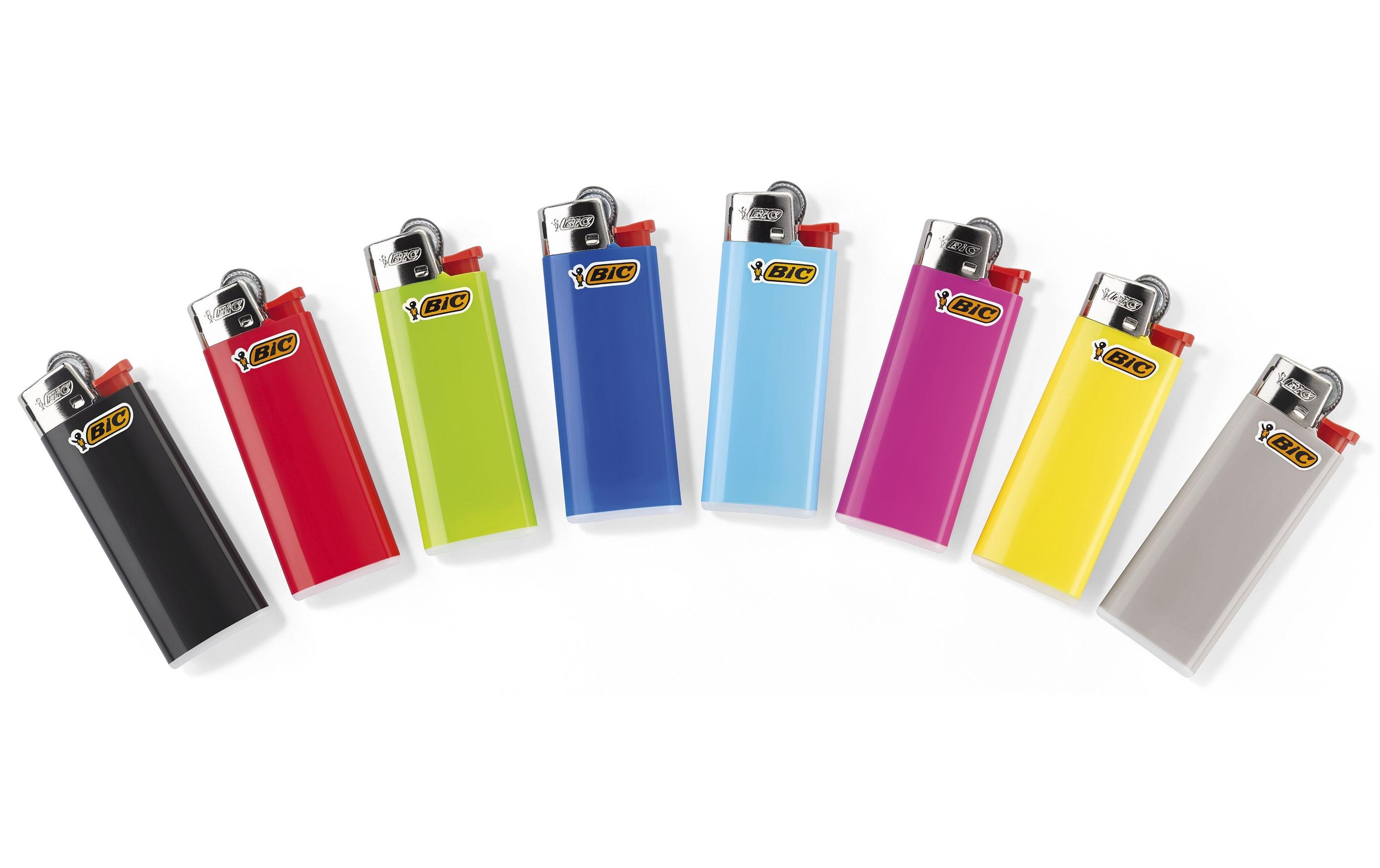 BIC Reibradfeuerzeug J25 Mini, 4er Pack