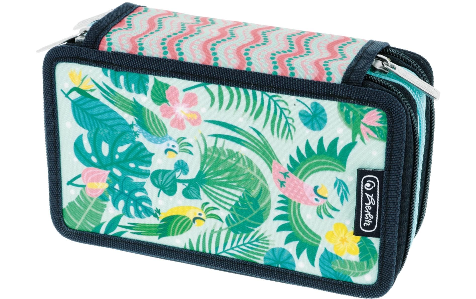 Herlitz Etui Triple 31-teilig, Sweet Jungle