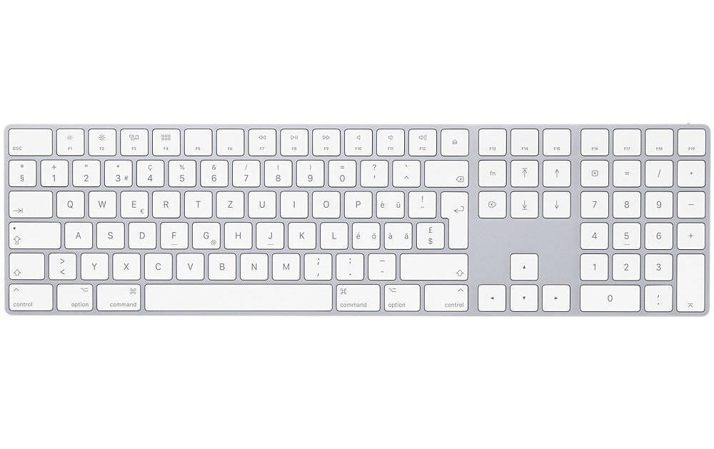 Apple Tastatur Magic mit Ziffernblock, CH-Layout