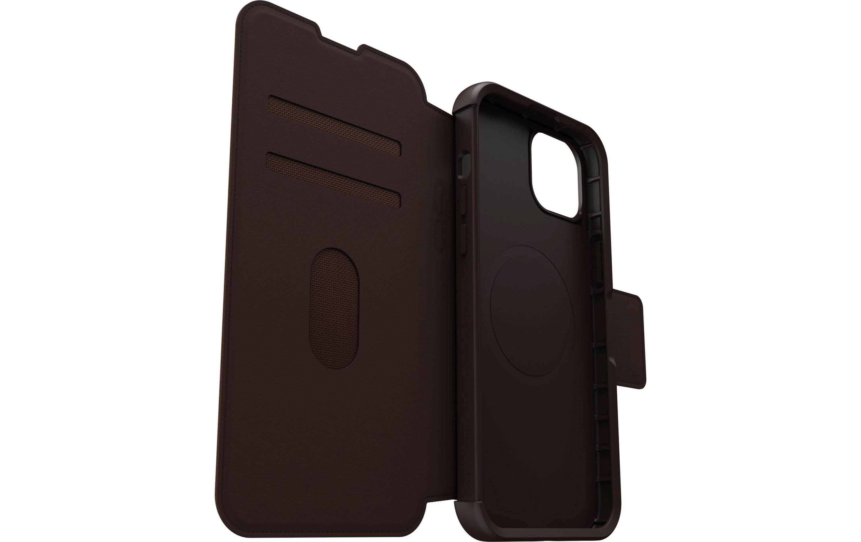 Otterbox Book Cover Strada iPhone 15 Plus Braun