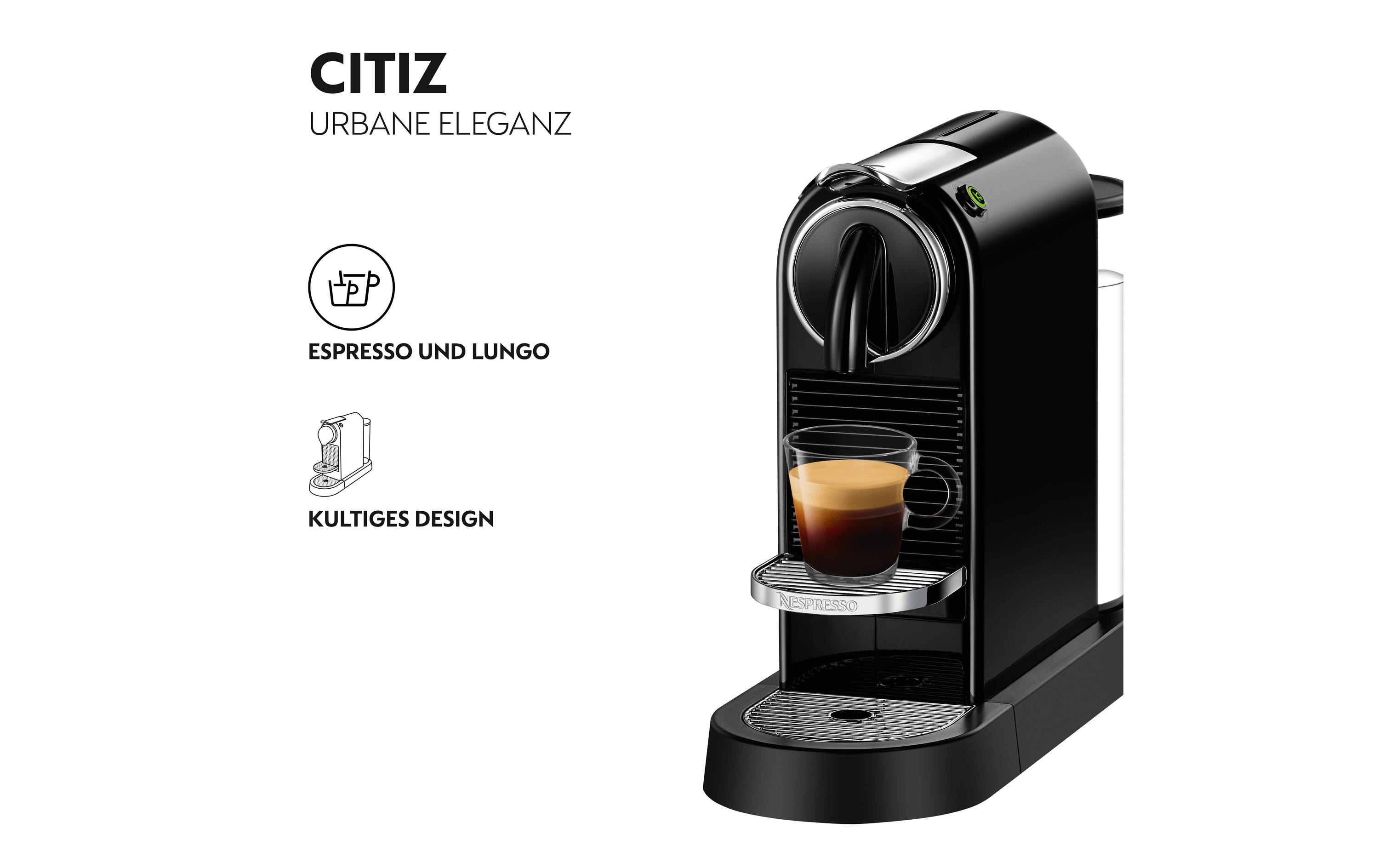 De'Longhi Kaffeemaschine Nespresso CitiZ EN167.B Schwarz