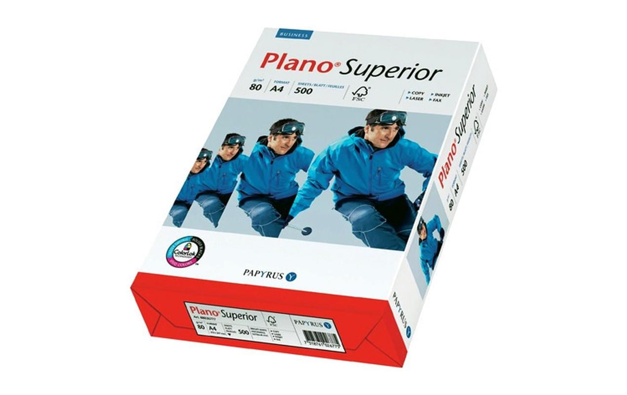 Plano Kopierpapier Superior A4, Weiss, 90 g/m², 500 Blatt