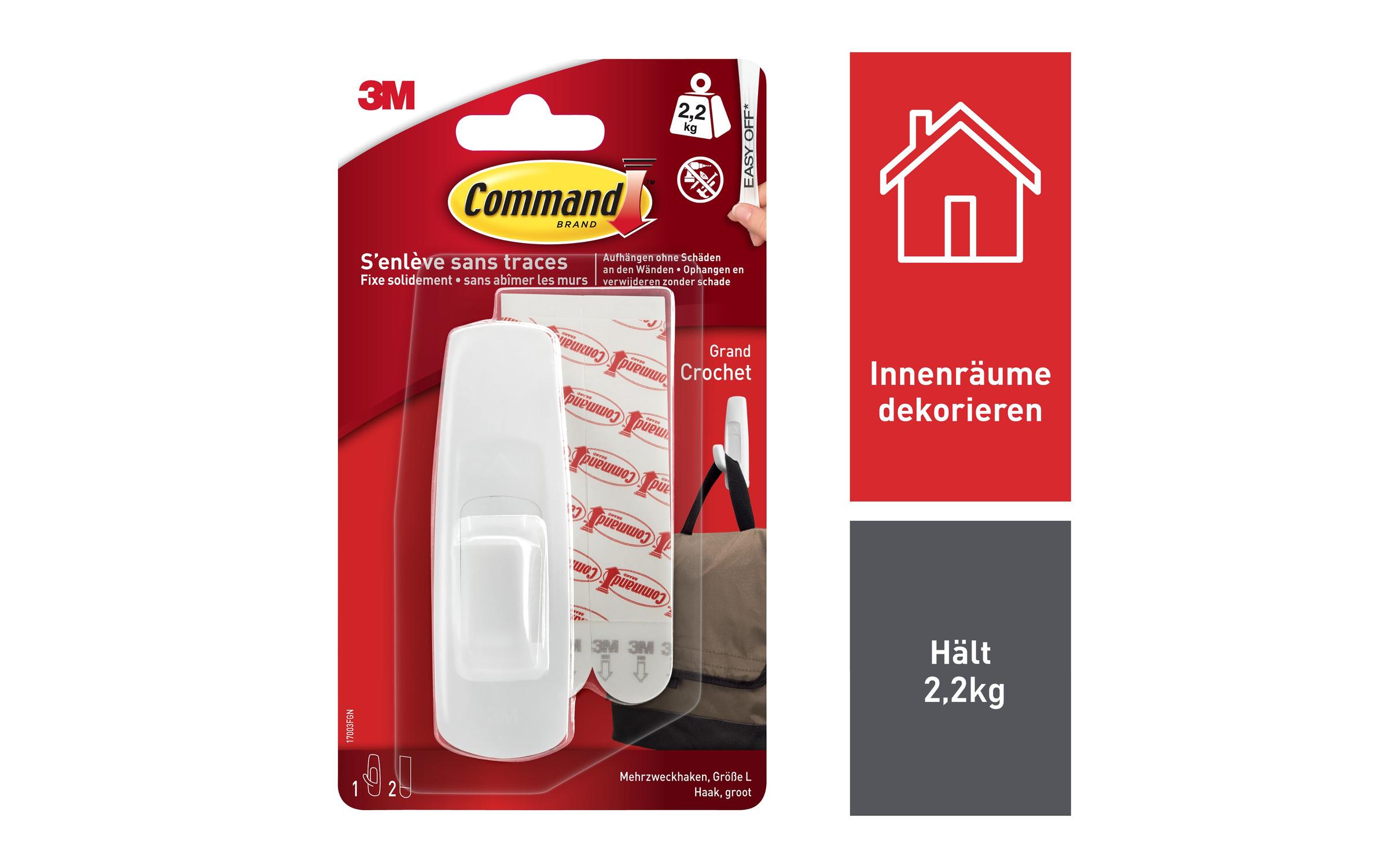 Command Haken Command L Weiss, 2.2 kg