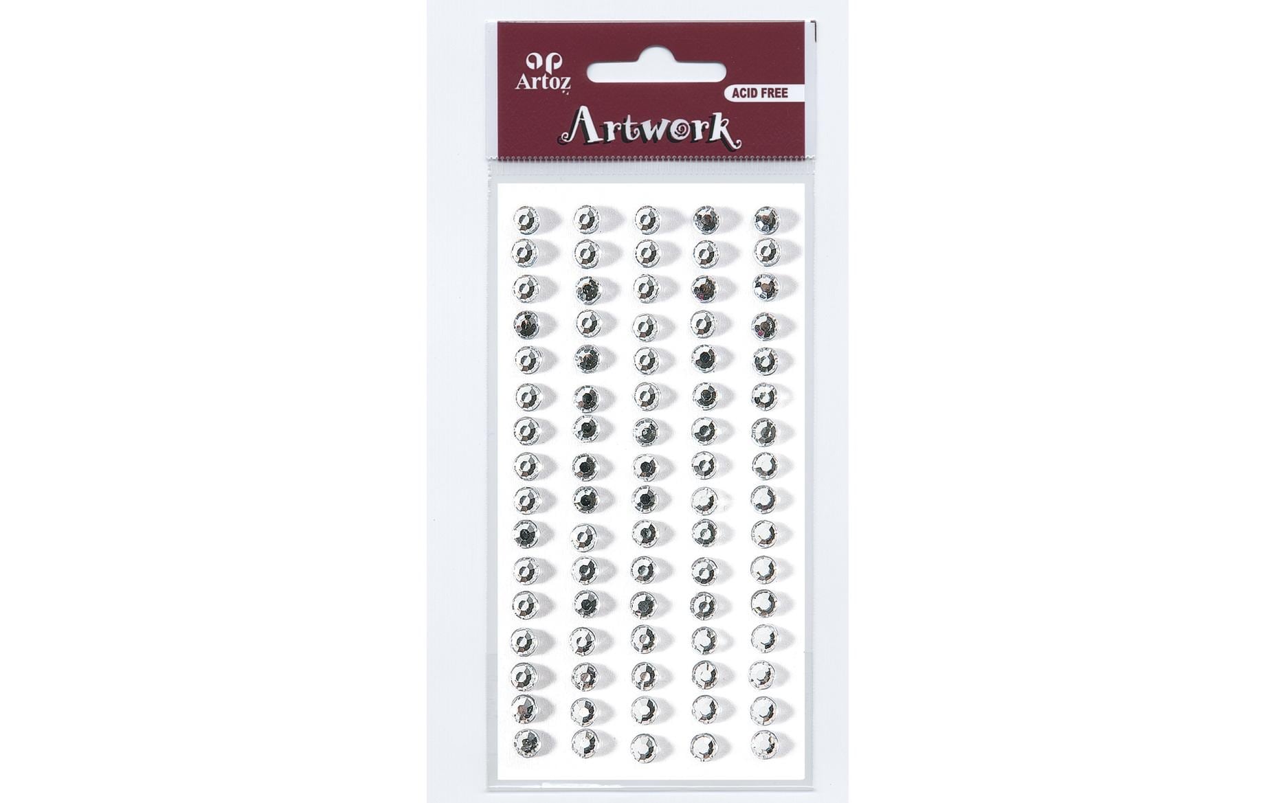 Artoz Glitzersticker Kristall 5 mm, 1 Blatt