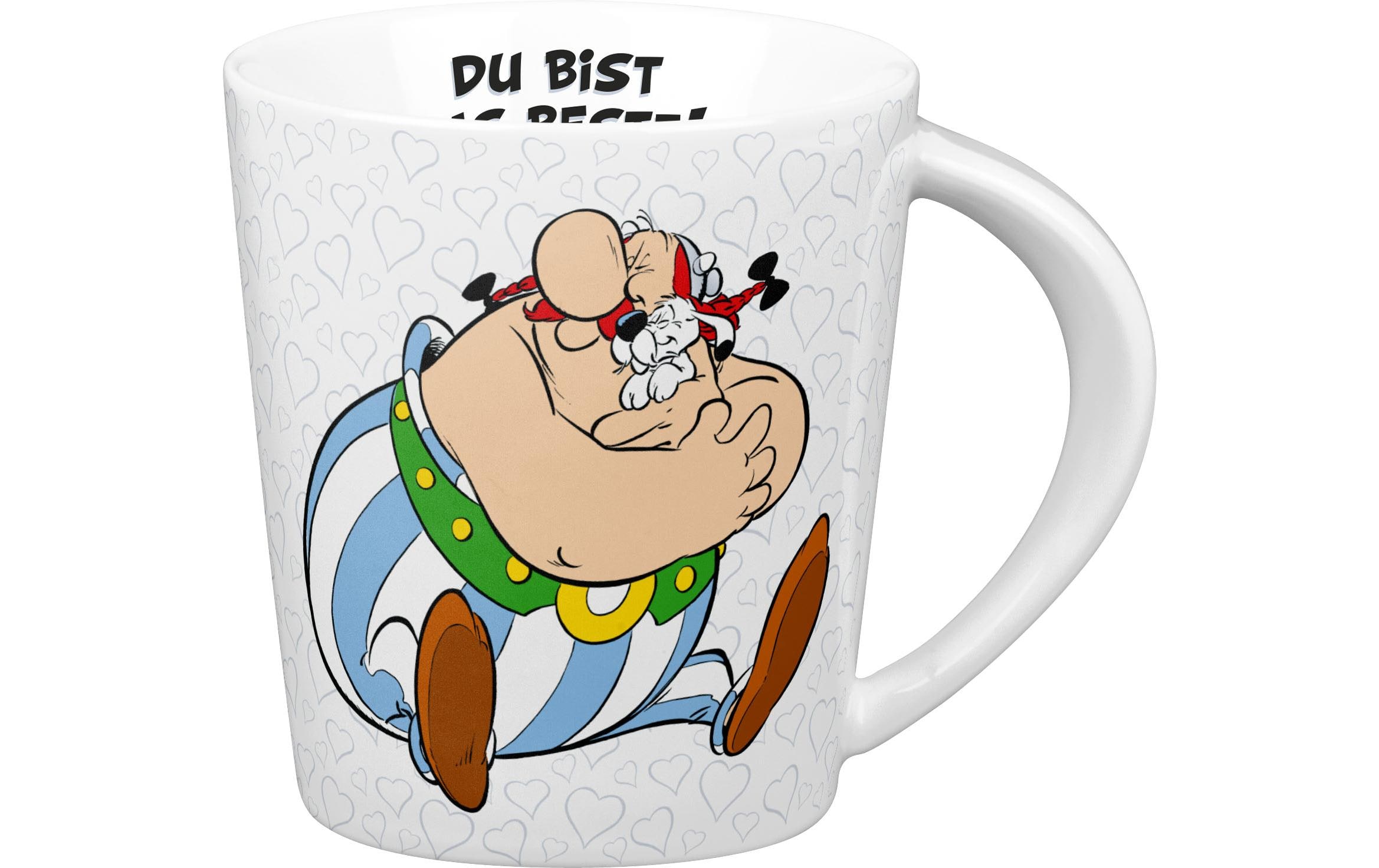 Könitz Kaffeetasse Du bist das Beste! 380 ml , 1 Stück, Weiss