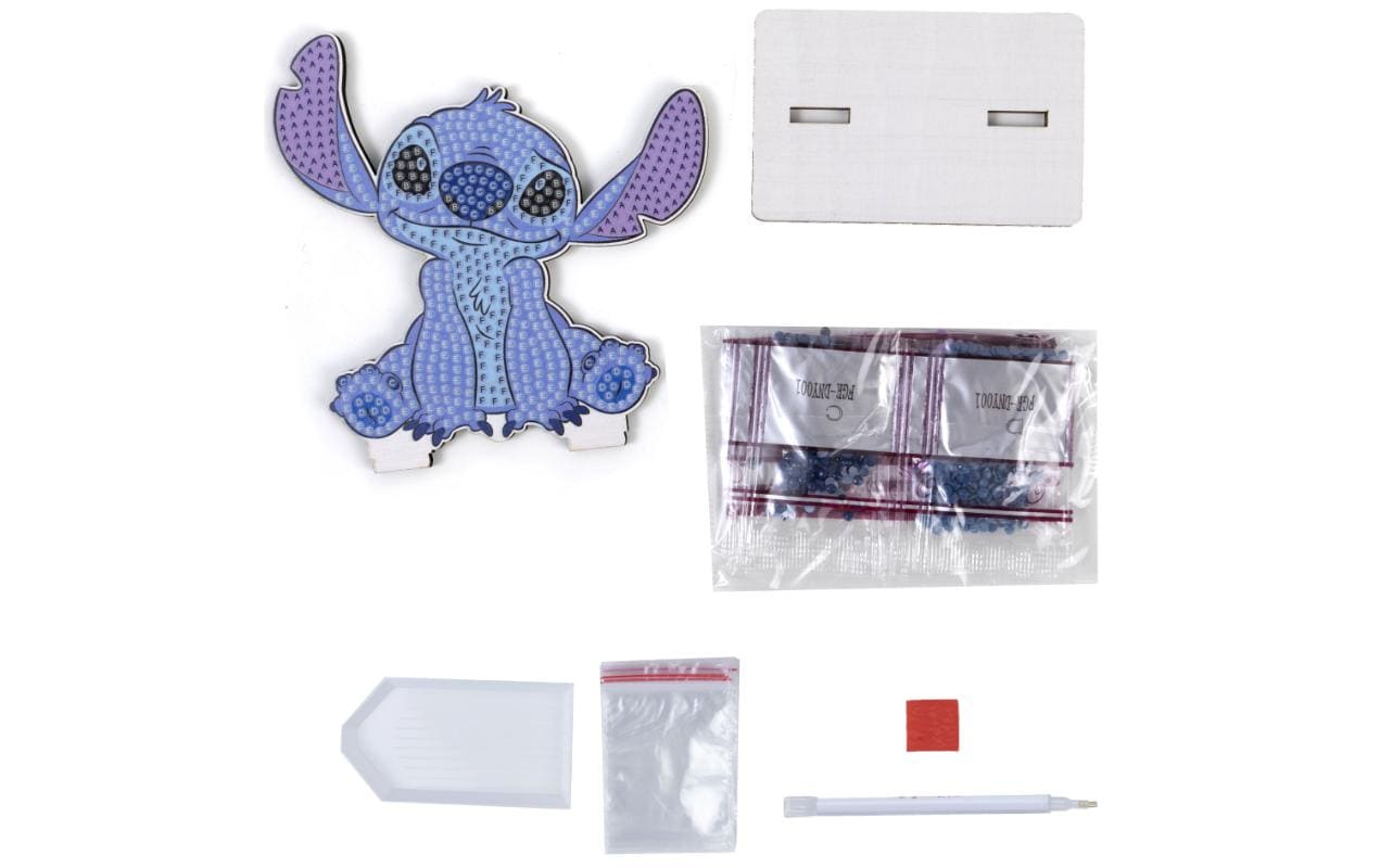 CRAFT Buddy Bastelset Crystal Art Buddies Disney Stitch Figur