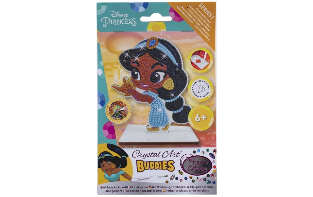 CRAFT Buddy Bastelset Crystal Art Buddies Jasmine Figur