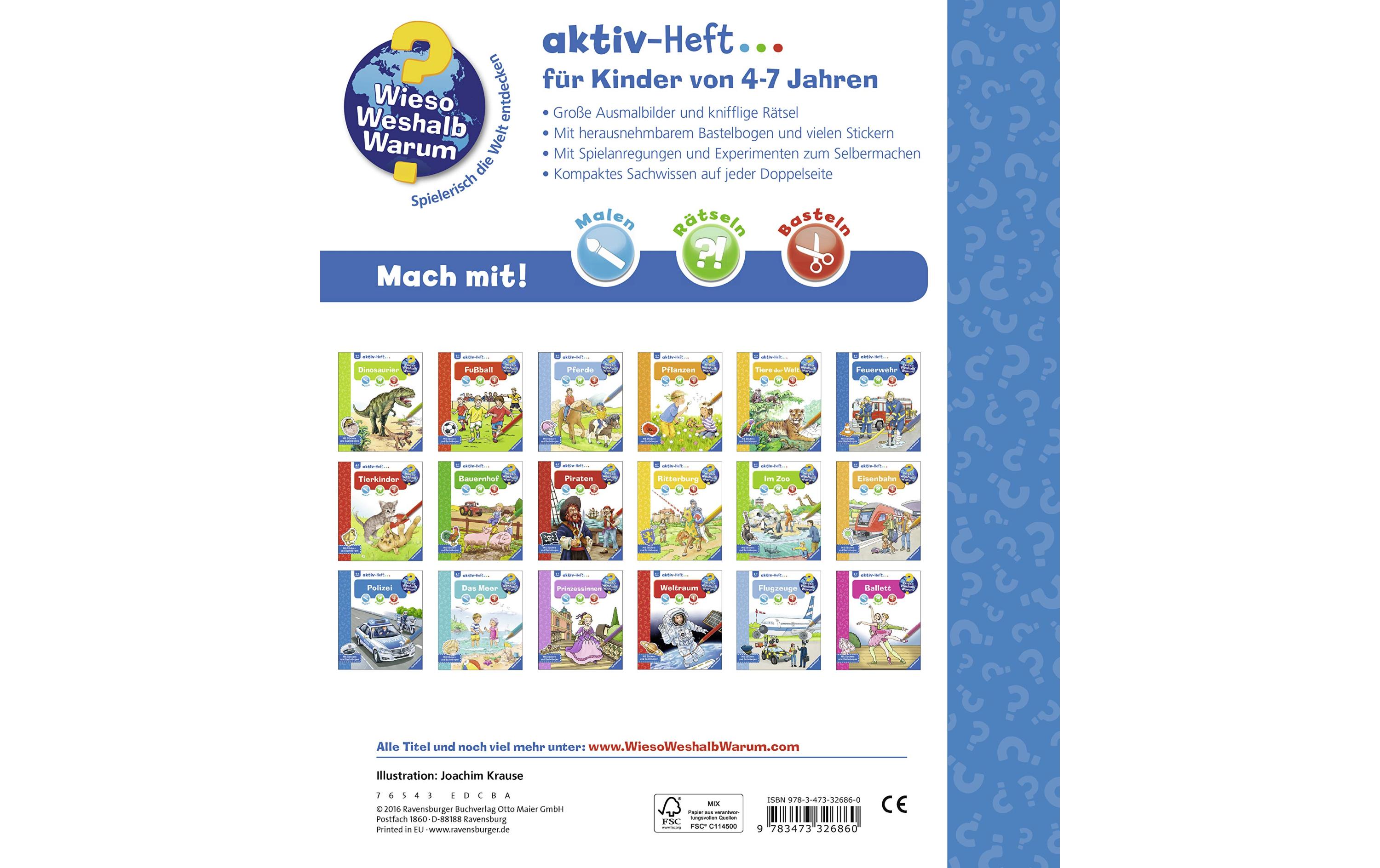 Ravensburger Kinder-Sachbuch WWW Aktiv-Heft Polizei