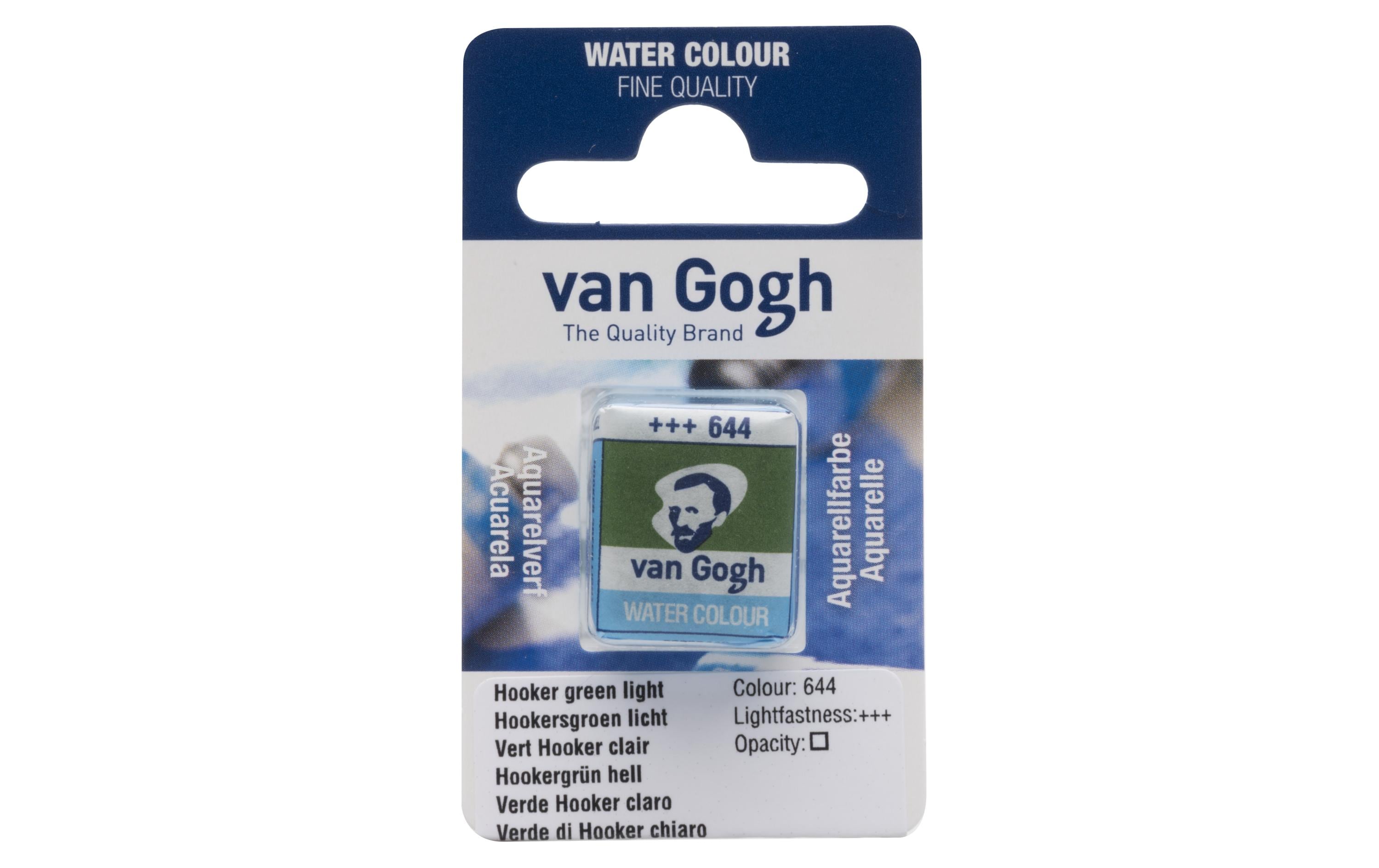 Van Gogh Aquarellfarbe 644 Hookergrün H, 1 Stück