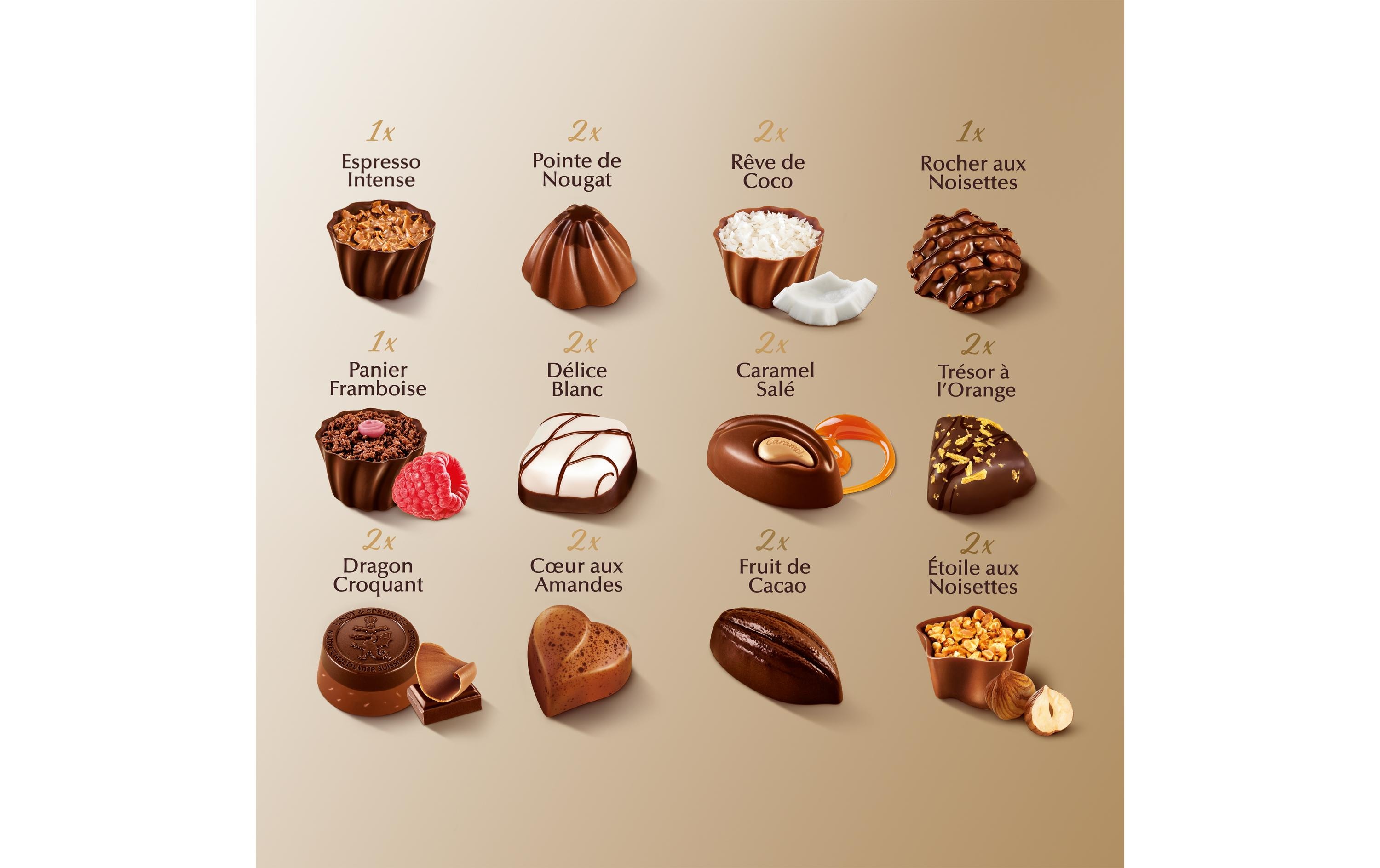 Lindt Schokolade Connaisseurs Collection du Confiseur 230 g