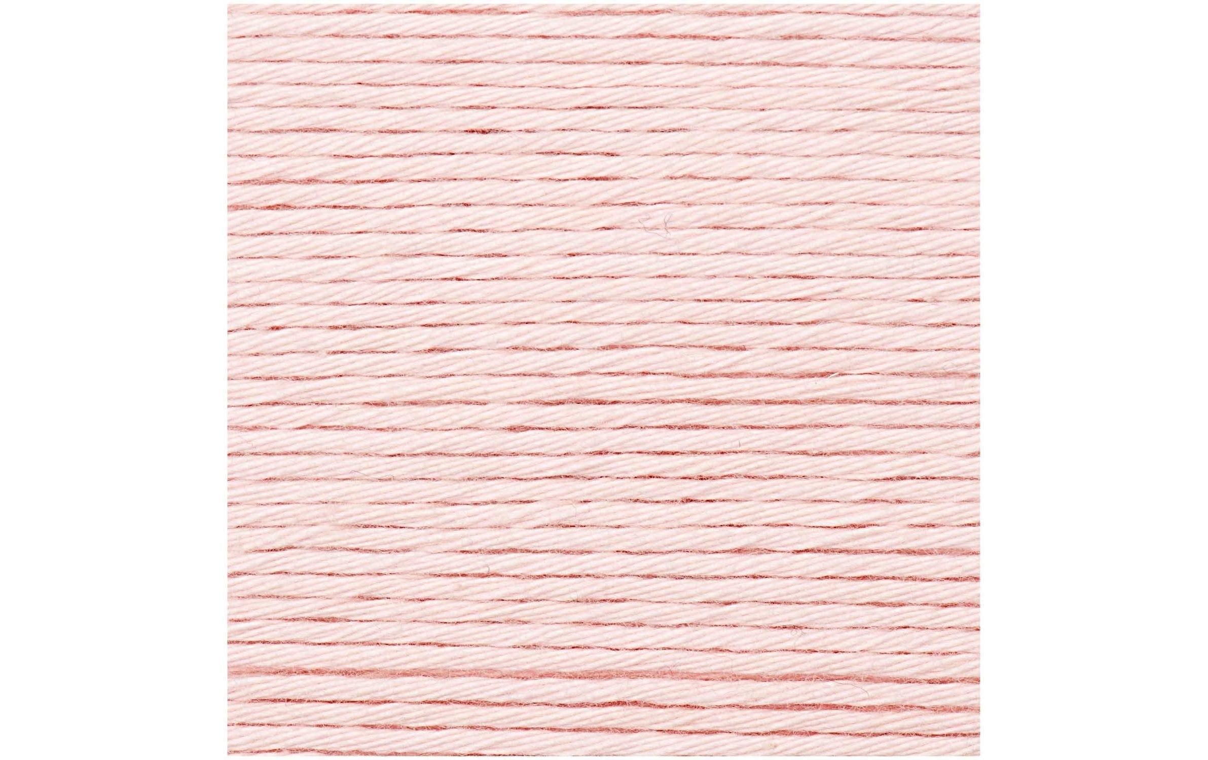 Rico Design Wolle Creative Cotton Aran 50 g, Pastellrosa