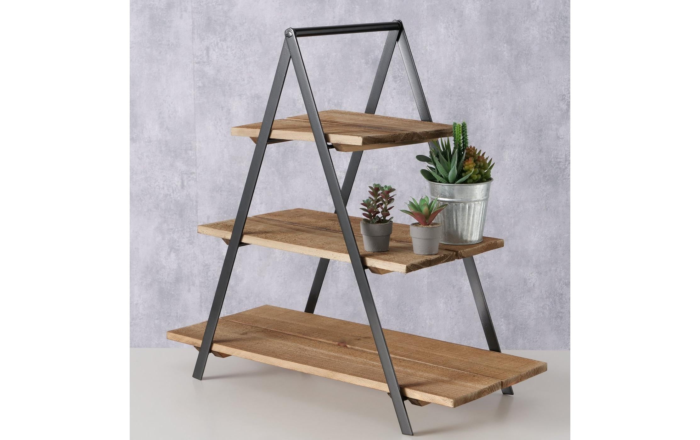 Boltze Etagere Valentina Nature/Schwarz