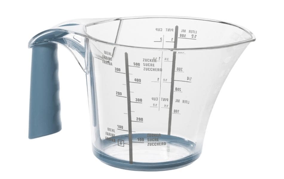 Rotho Messbecher Loft 6 dl, Blau/Transparent