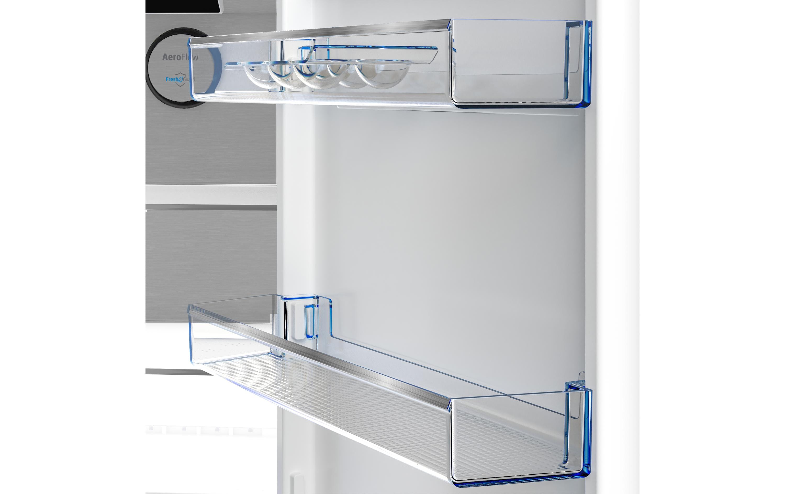 Beko Kühl-Gefrierkombination KG540 Anthrazit, Rechts, Wechselbar