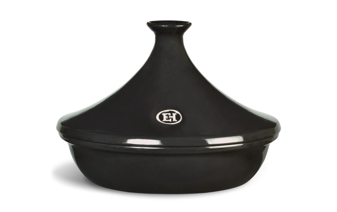 Emile Henry Tajinetopf Fusain 32 cm, Schwarz