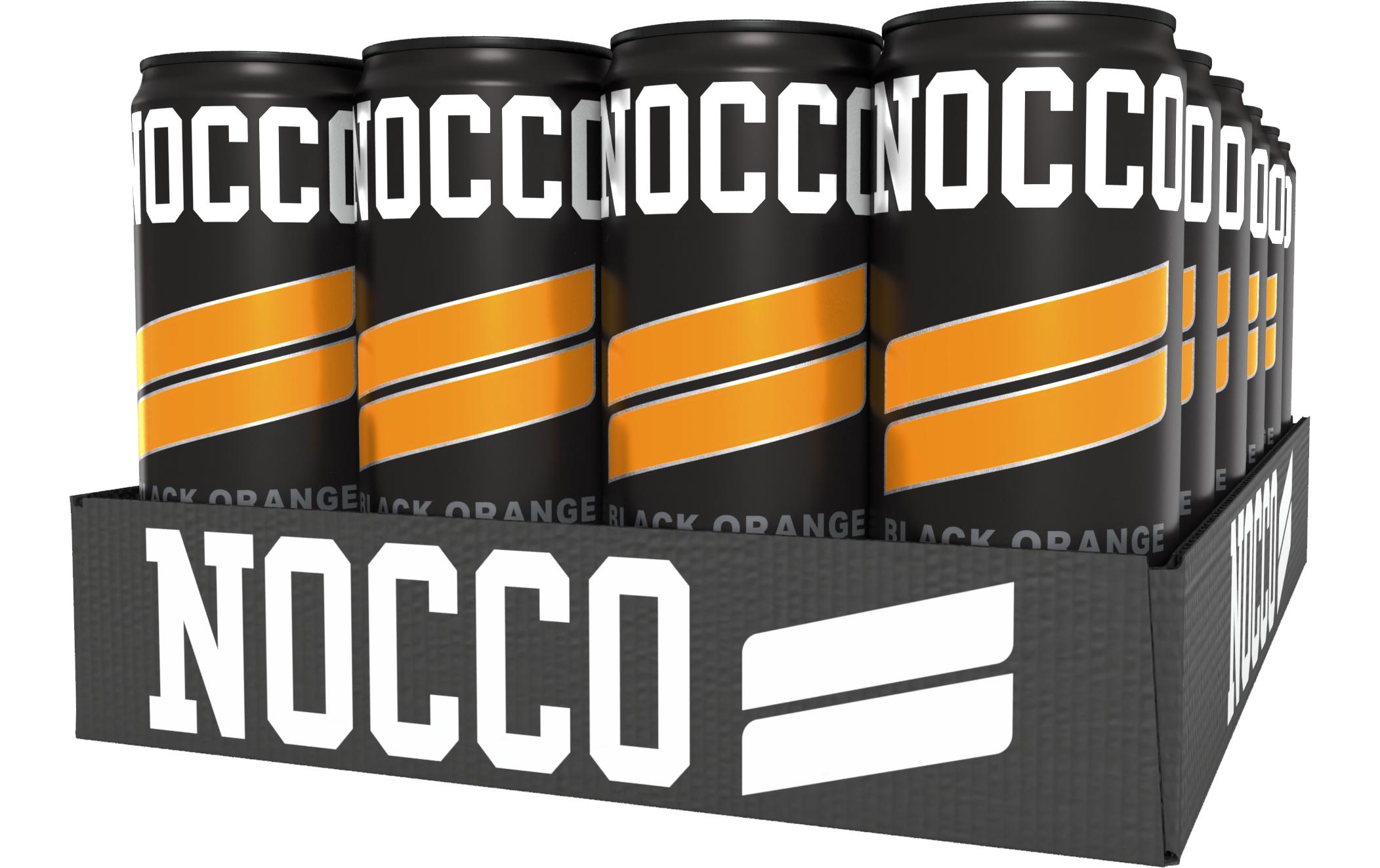 NOCCO Sportgetränk Black Orange 330 ml, 24er-Pack