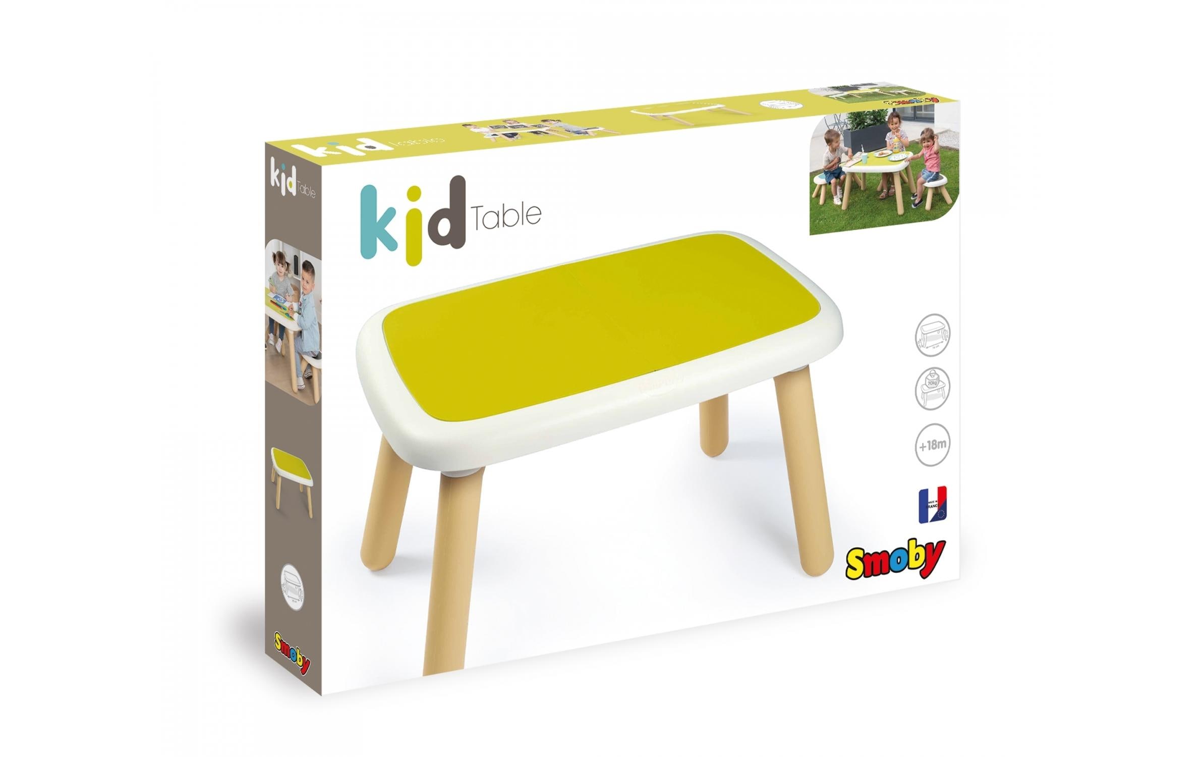 Smoby Kindertisch Kid Tisch lime green Grün