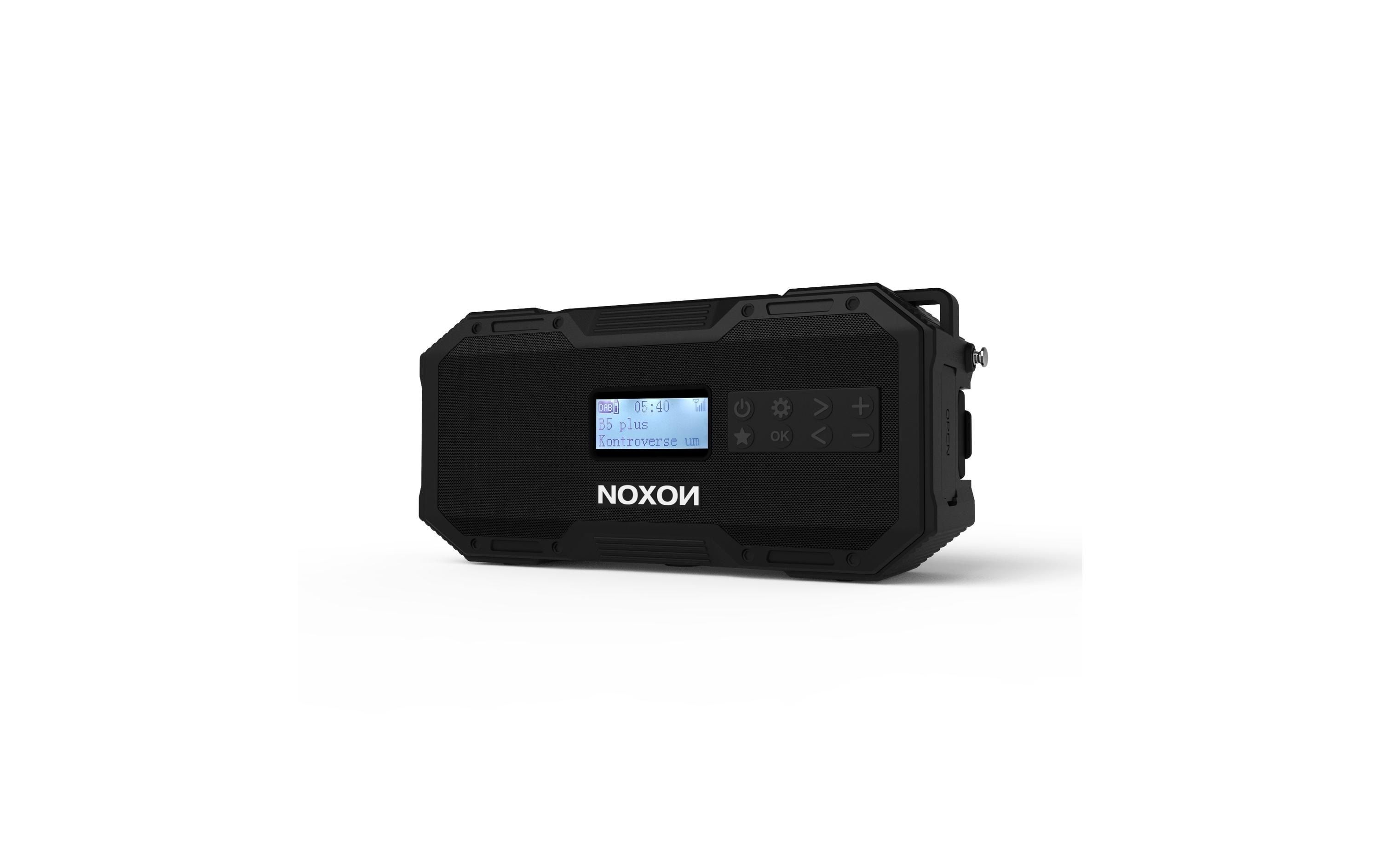 Noxon DAB+ Radio Dynamo Solar 411 Schwarz