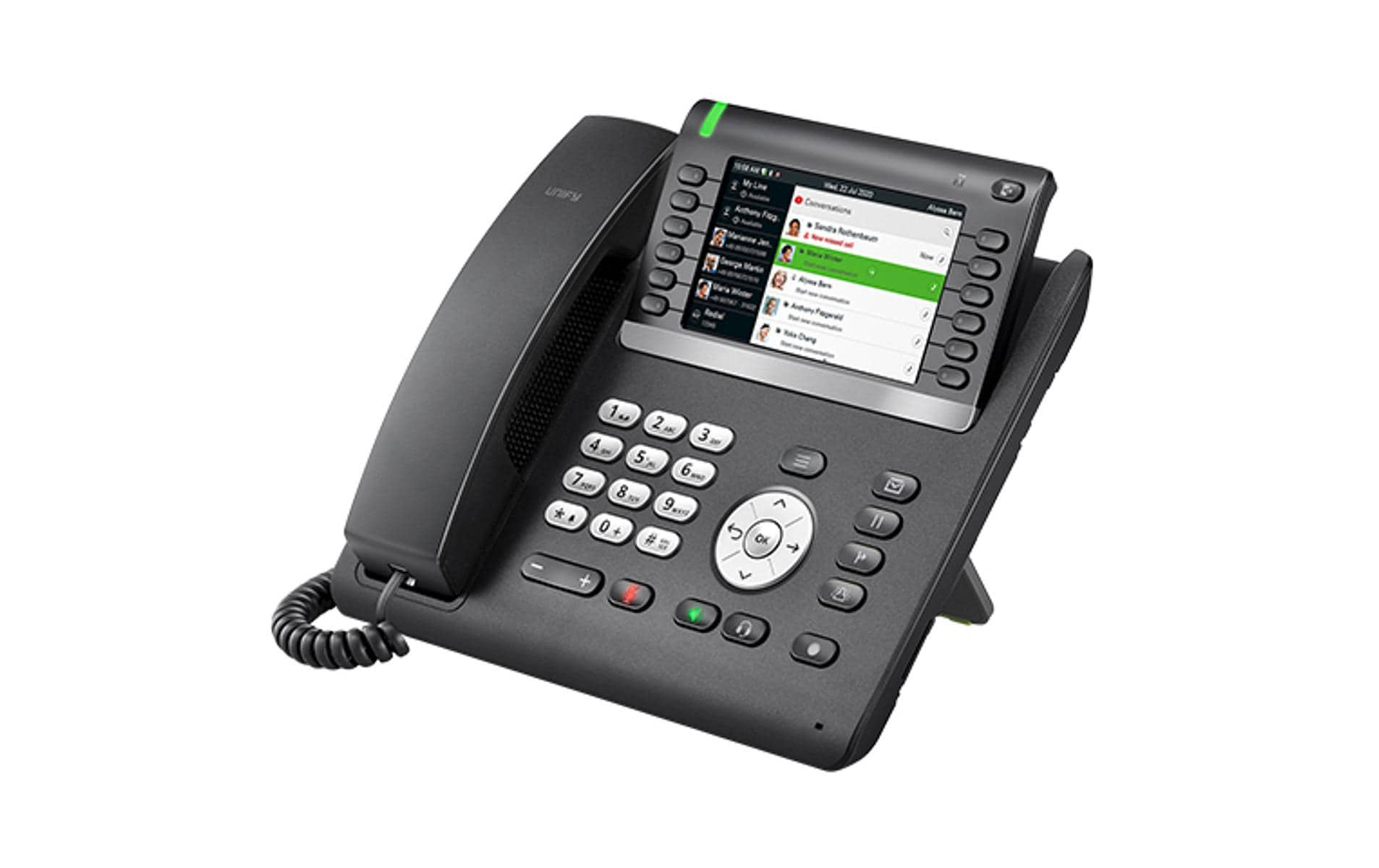 UNIFY SIP Tischtelefon CP700X Schwarz