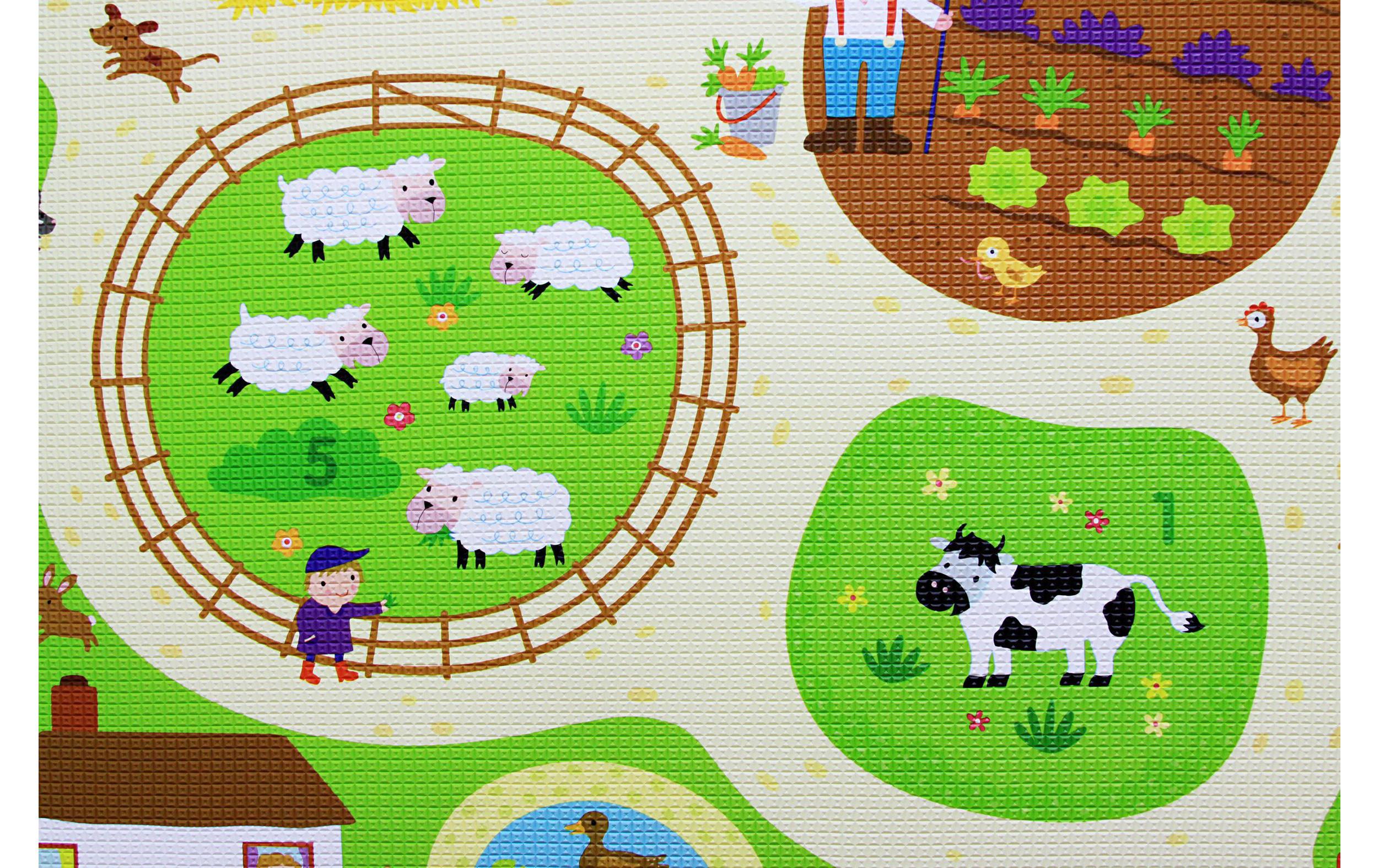 BABY CARE Busy Farm, 210 x 140 cm