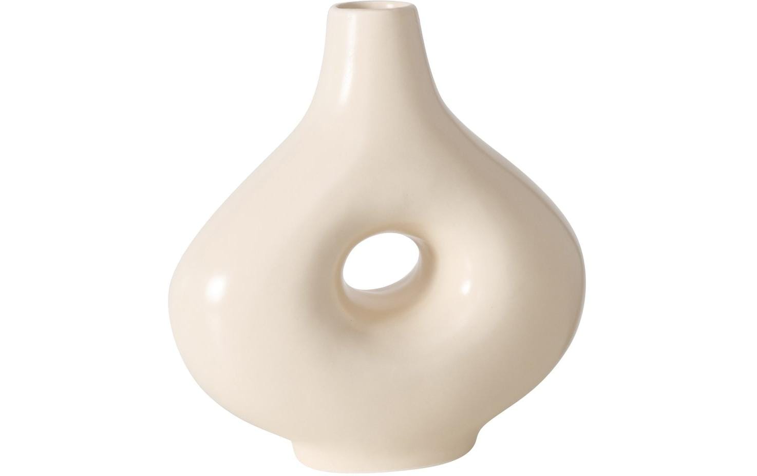 Boltze Vase Abela 21 cm, Crème