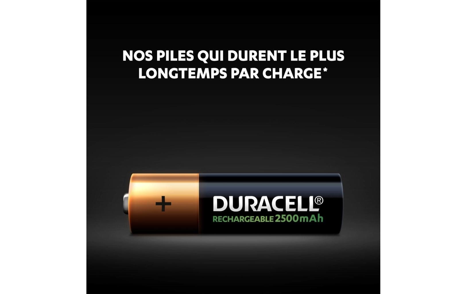 Duracell Akku Rechargeable AA 2500 mAh 2 Stück