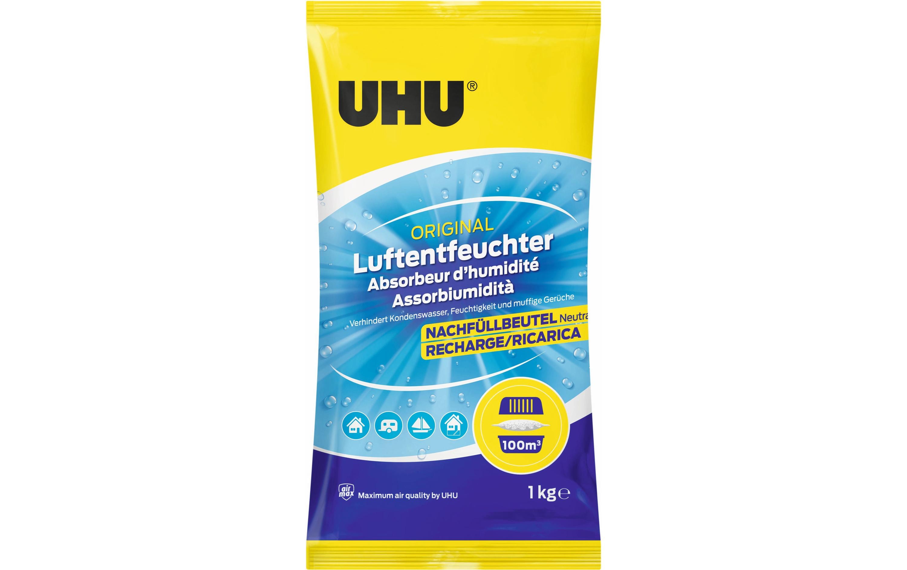 UHU Entfeuchter Original Nachfüllbeutel 1000 g