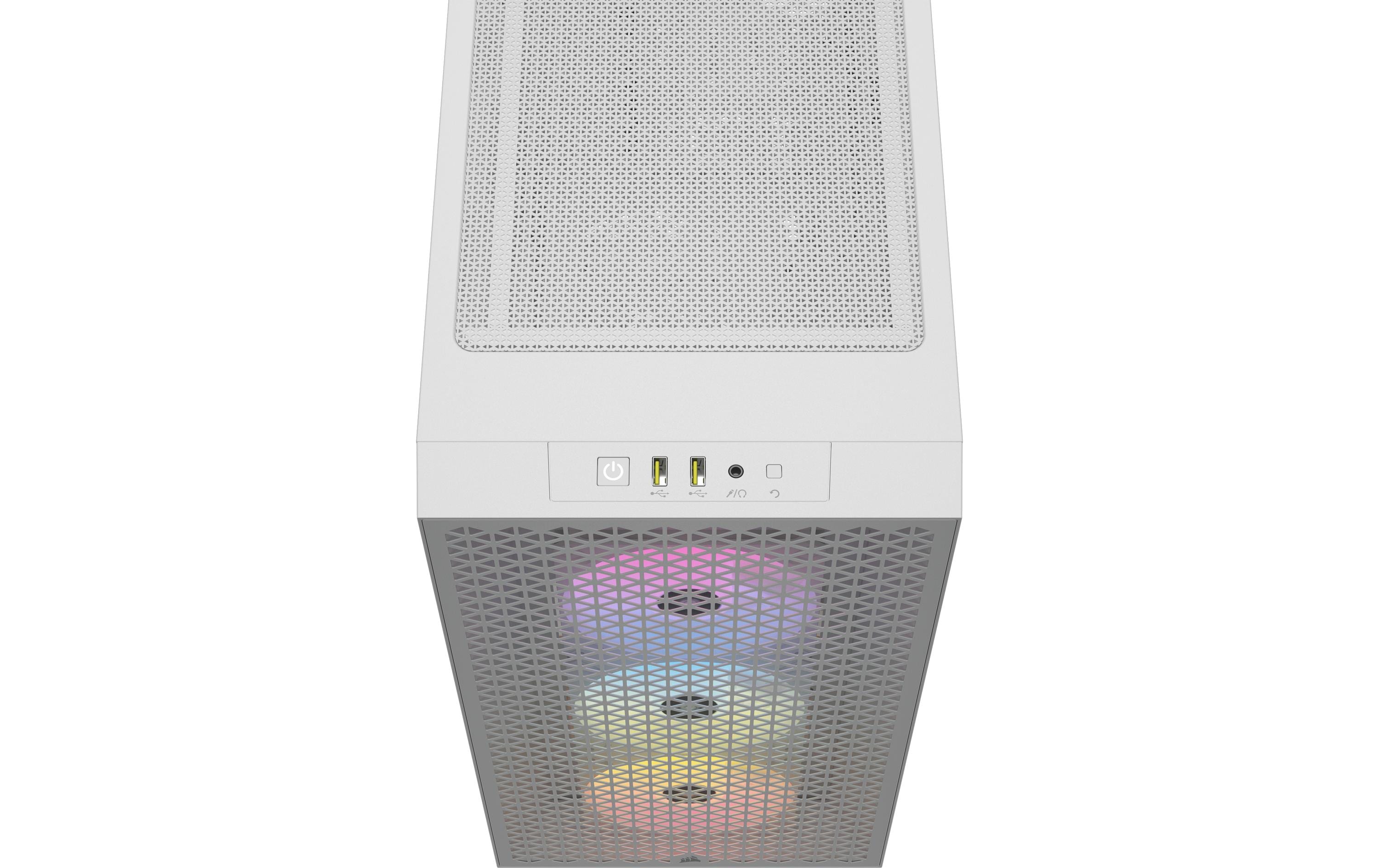 Corsair PC-Gehäuse 3000D RGB Airflow Weiss