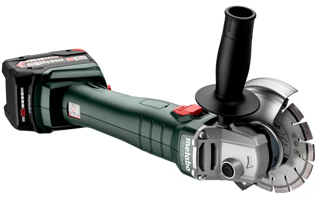 Metabo Akku-Winkelschleifer W 18 L 9-125, Solo, Ø 125 mm