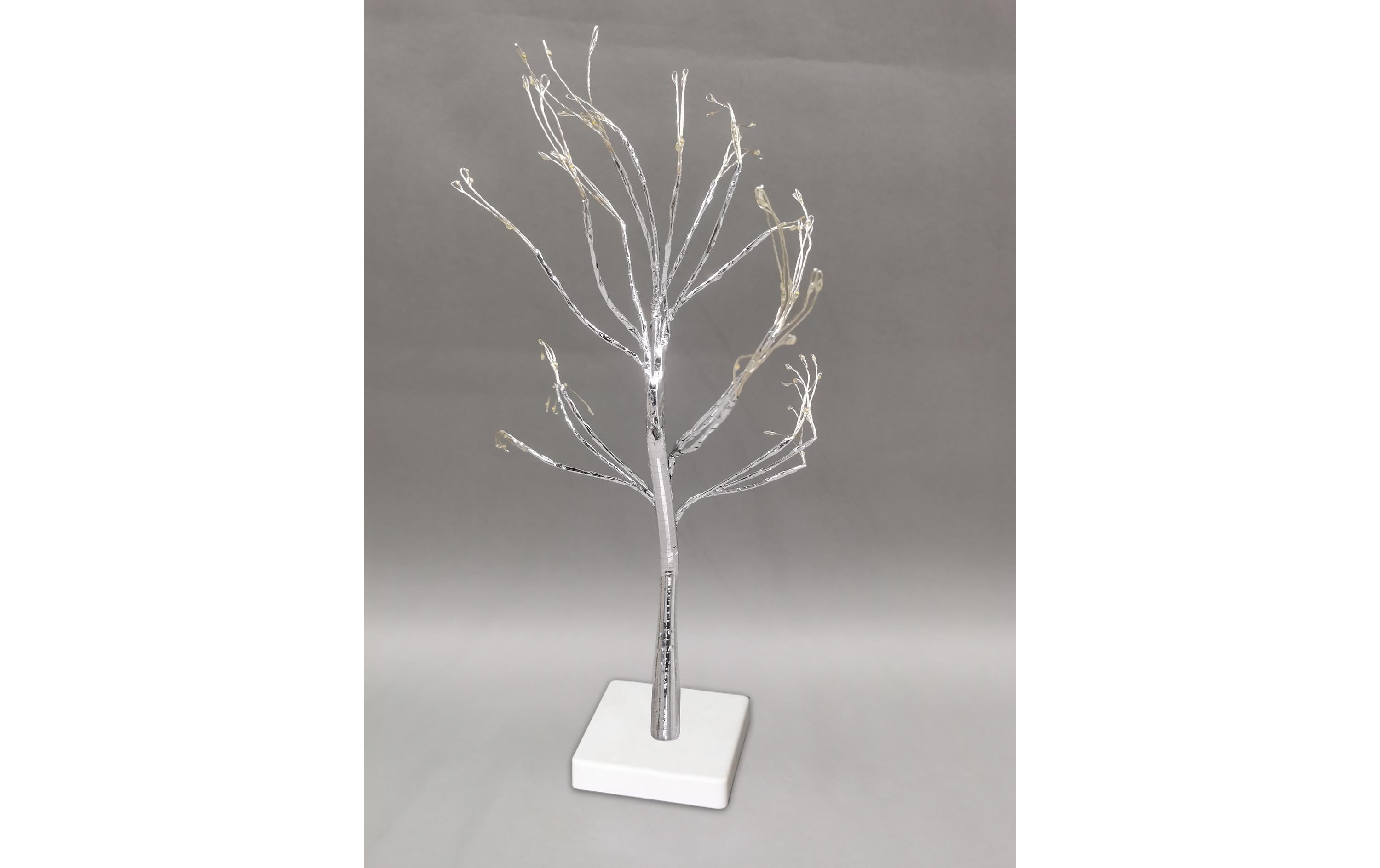 Dameco Baum 108 LEDs, 45 cm, Silber