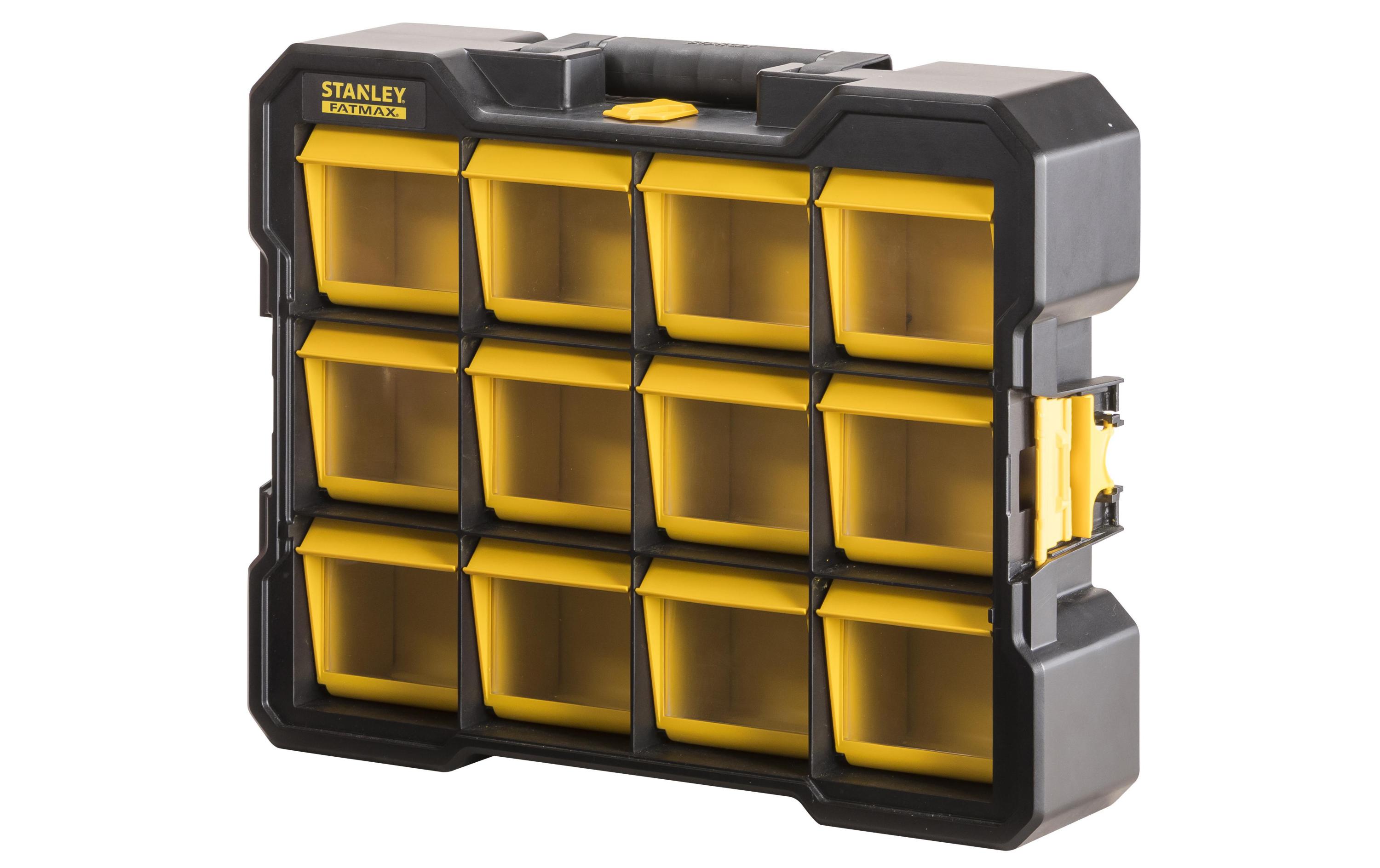 Stanley Fatmax Organizer Flip Bin Fatmax Pro 12 Fächer, leer