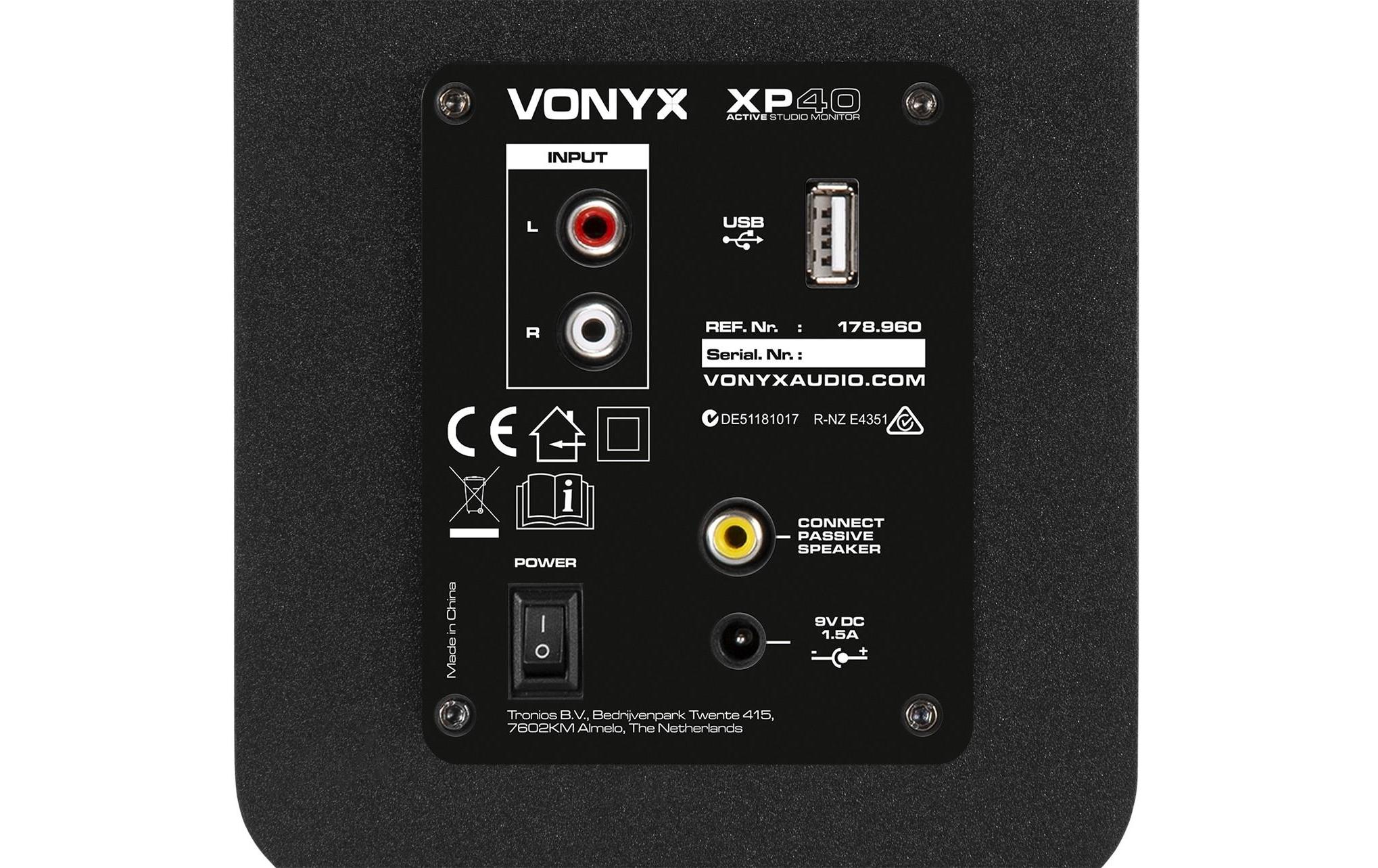 Vonyx Studiomonitore XP40 Paar