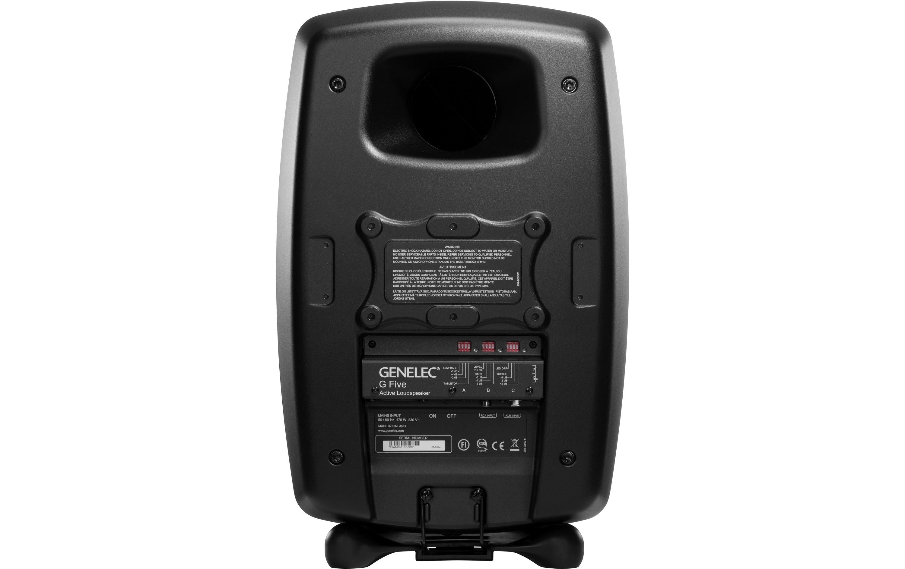 Genelec Regallautsprecher G Five – 150 Watt, Schwarz