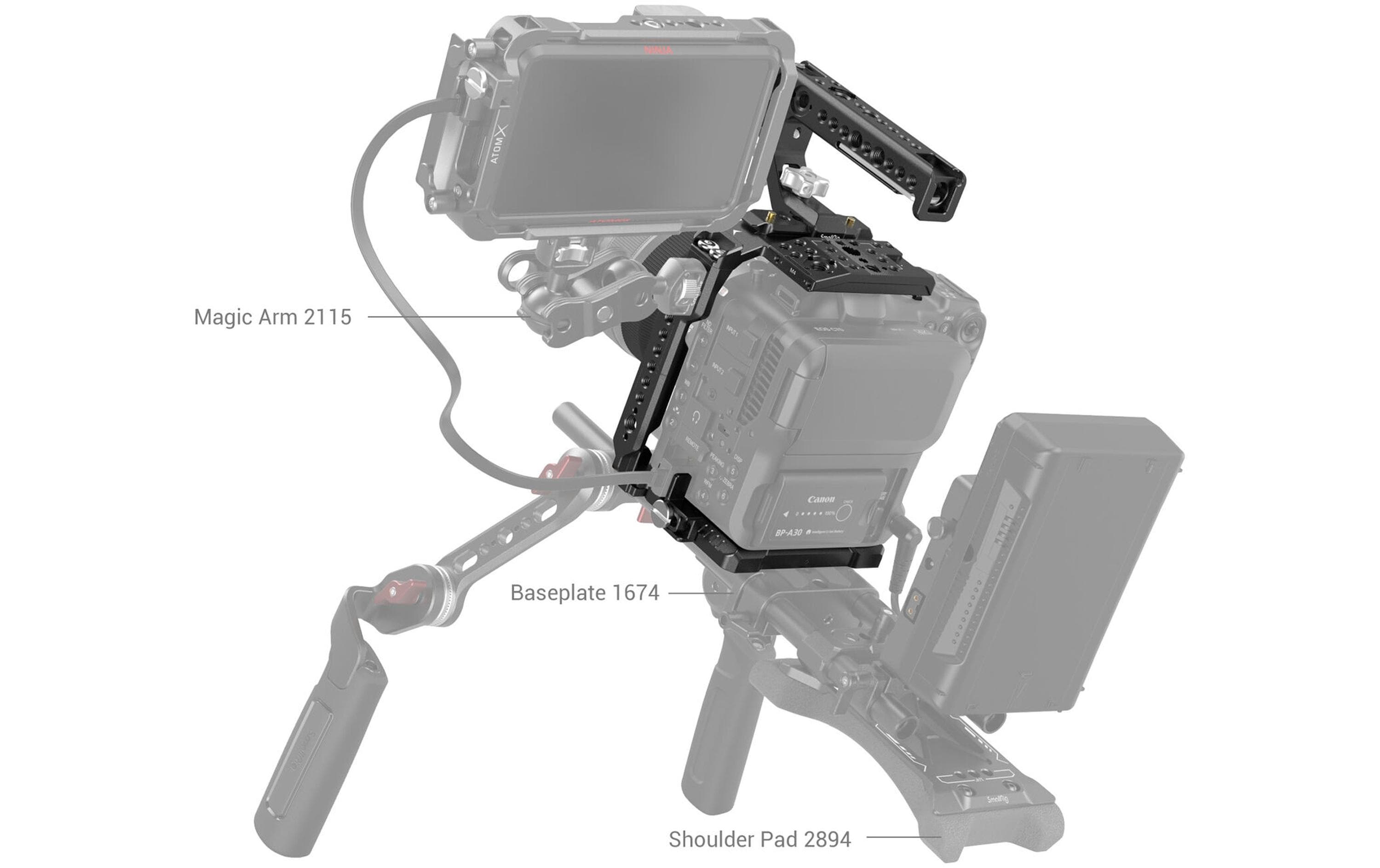 Smallrig Cage Handheld Kit Canon EOS C70