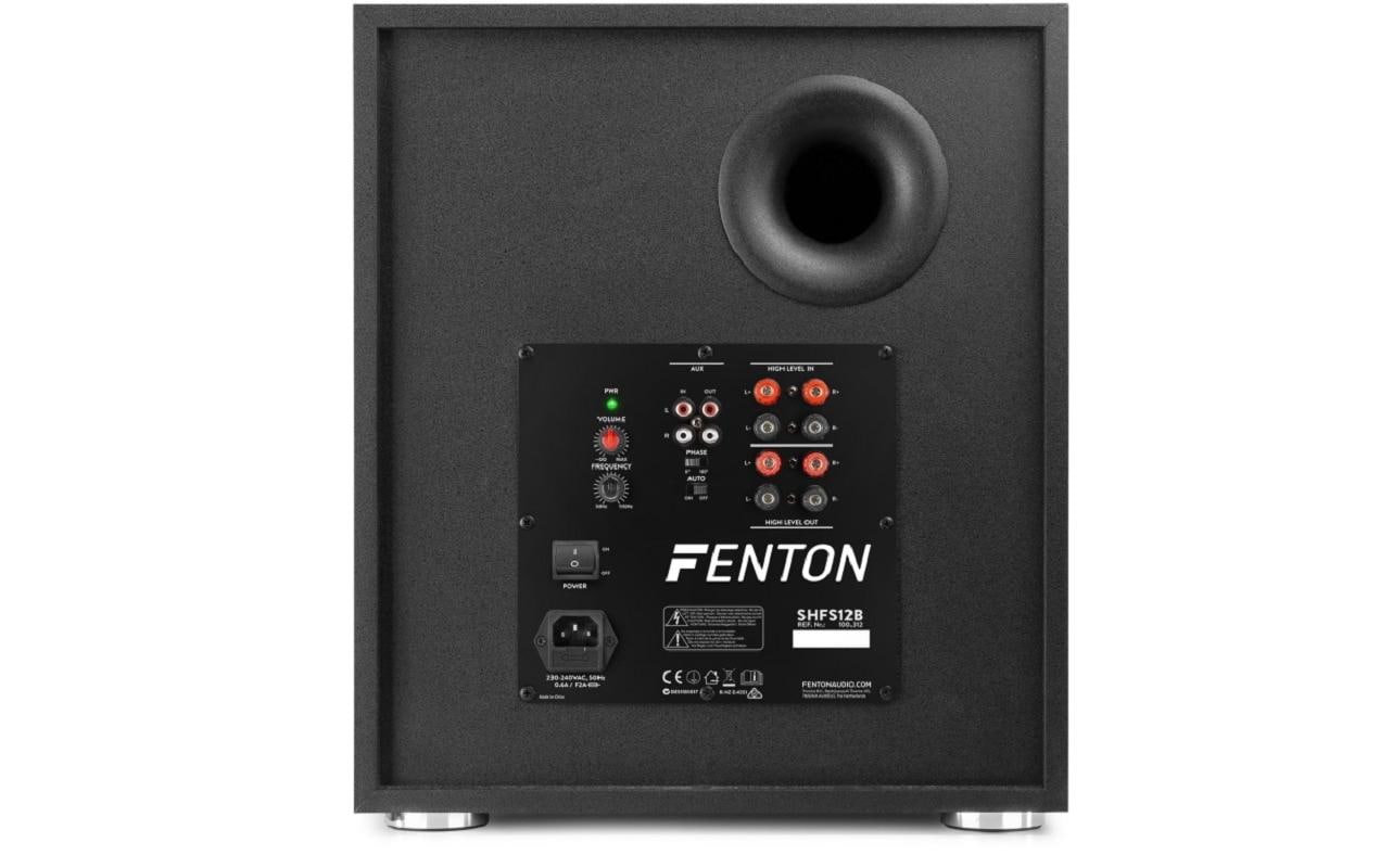 Fenton Subwoofer SHFS12B Schwarz