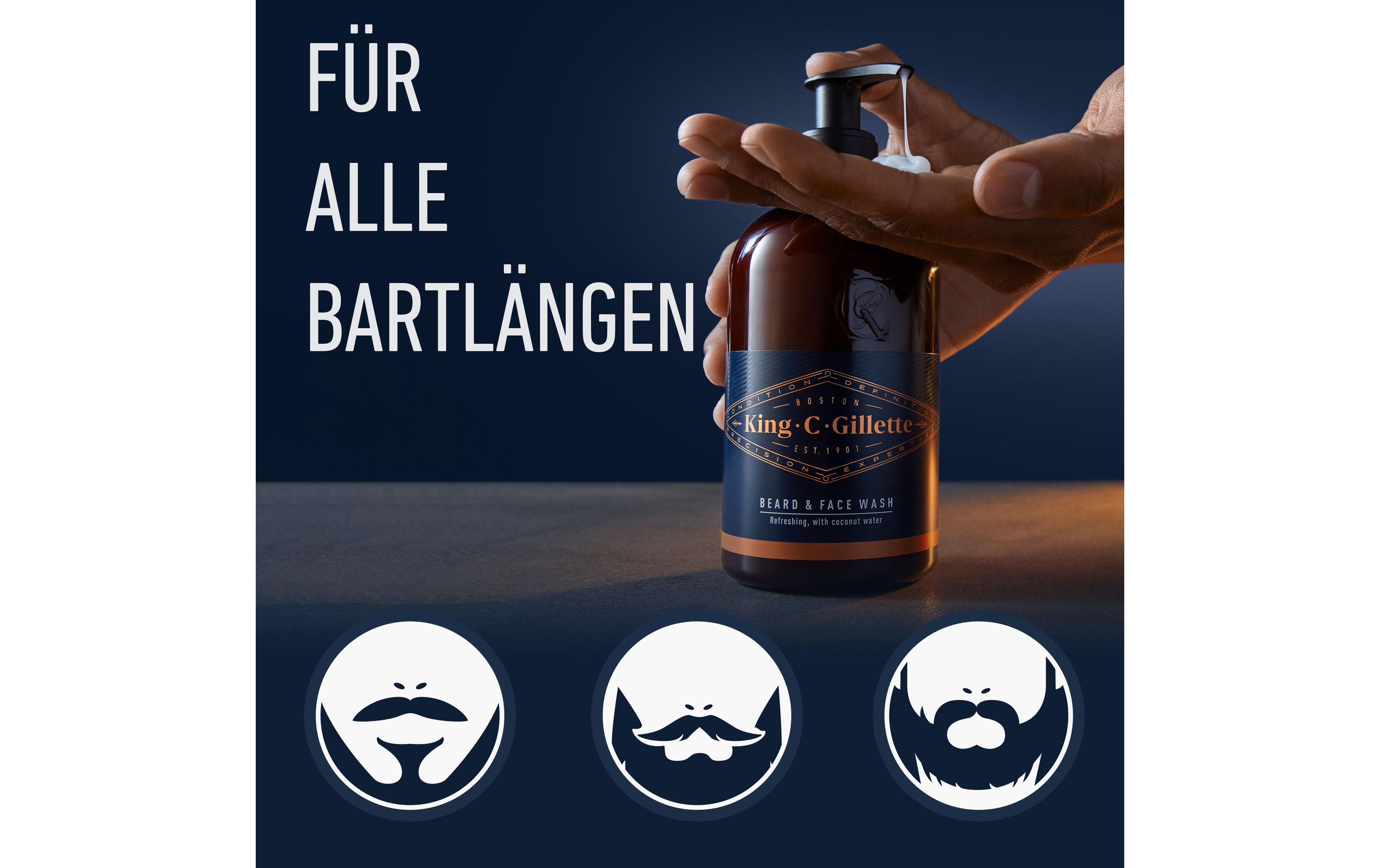 King C. Gillette Bartshampoo 350 ml1 Stück