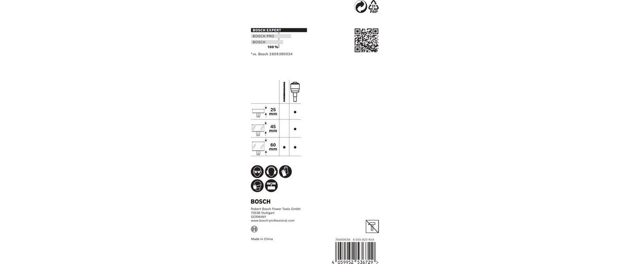 Bosch Professional Adapter mit TCT Bohrer, 8.5 mm