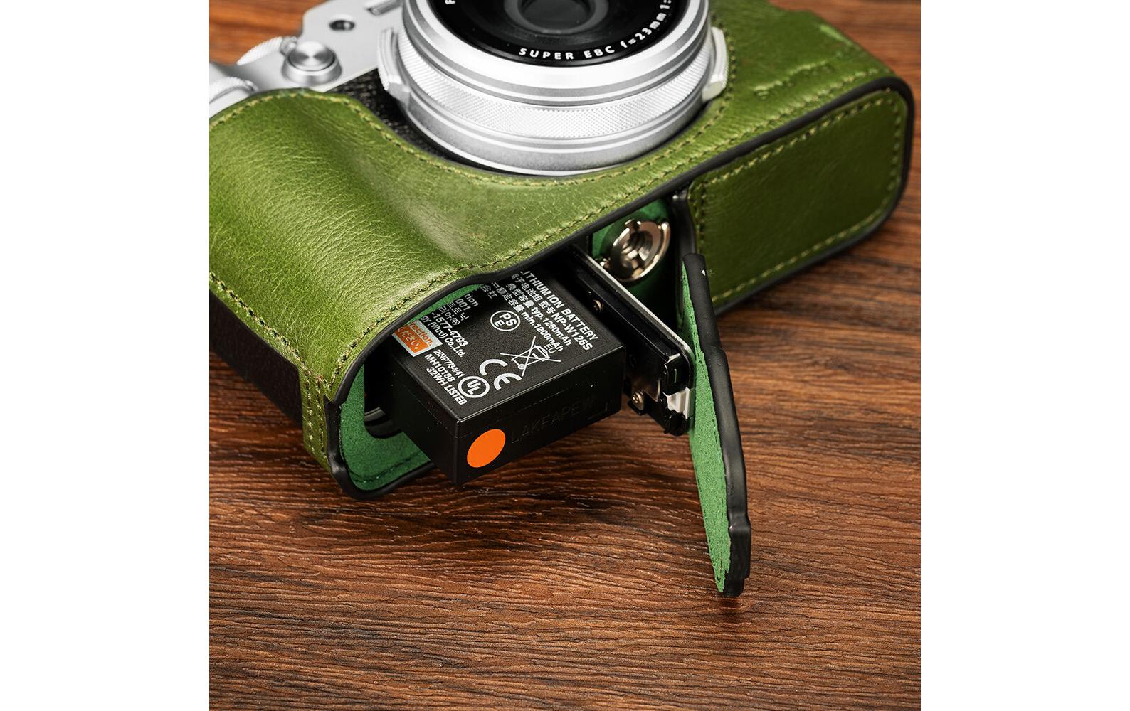 Smallrig Leder-Halbschalen-Kit für FUJIFILM X100VI - Grün