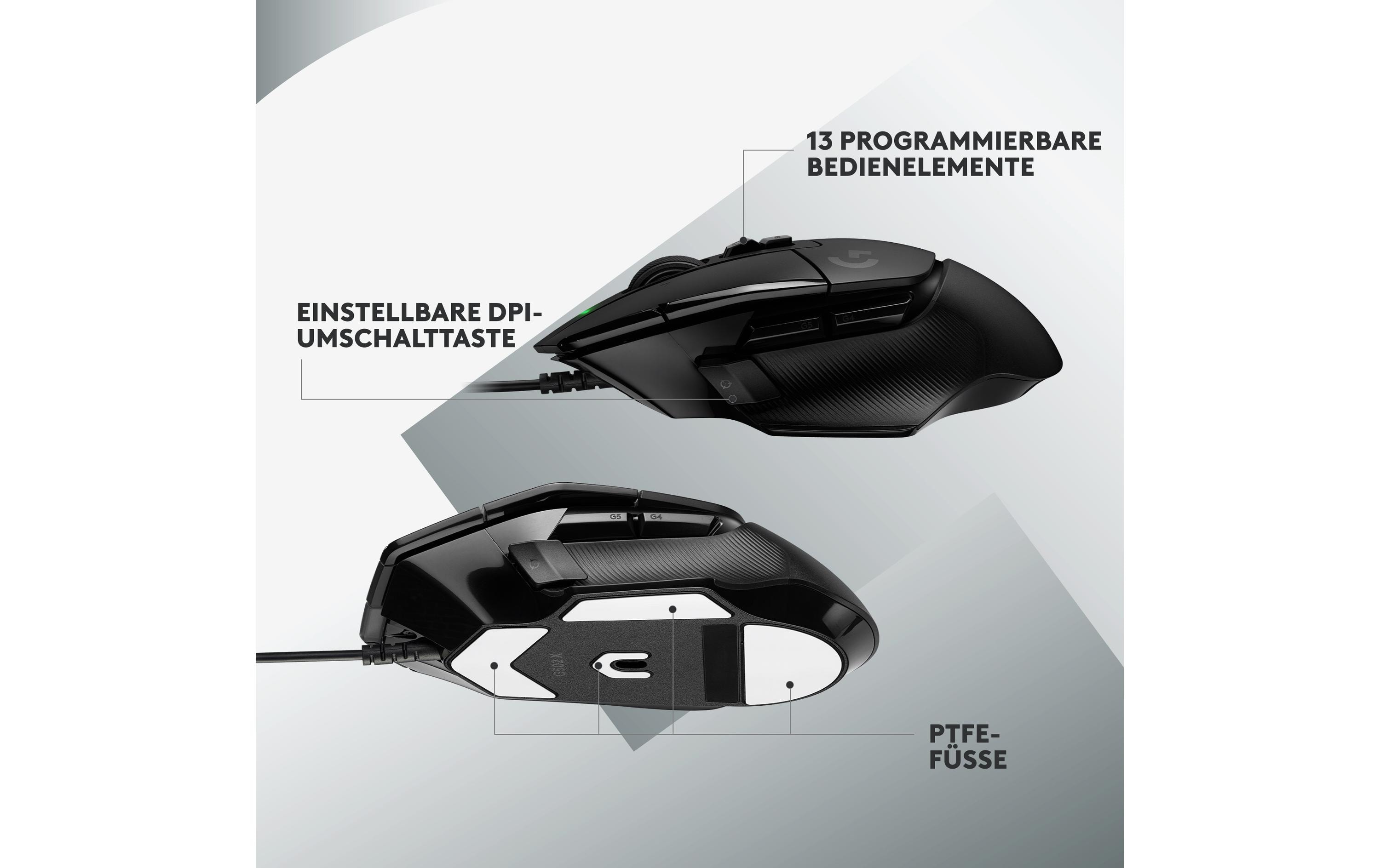 Logitech Gaming-Maus G502 X Schwarz